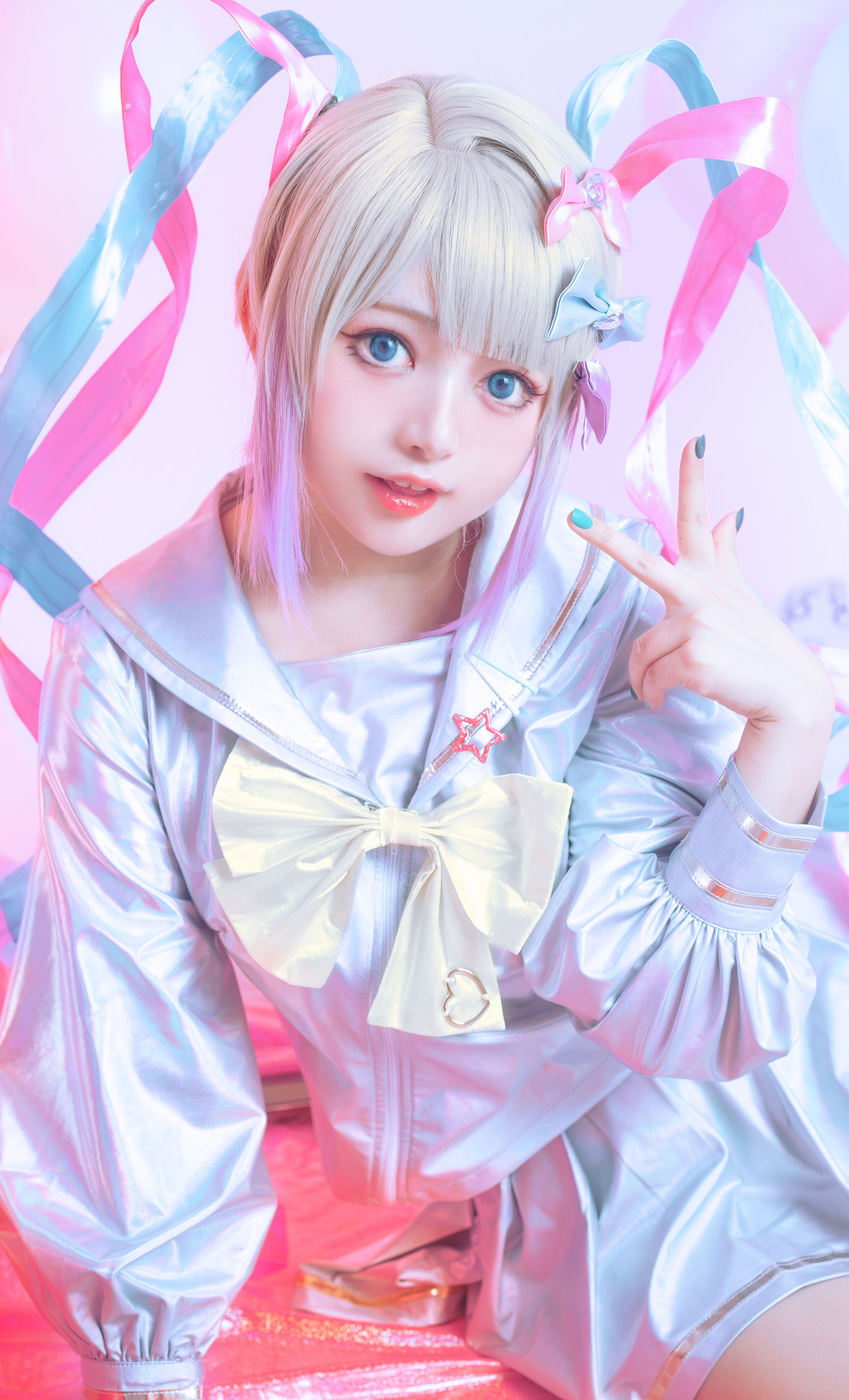 [福利COS] 斗鱼主播尤猫醒醒ovo写真 - 超天酱
