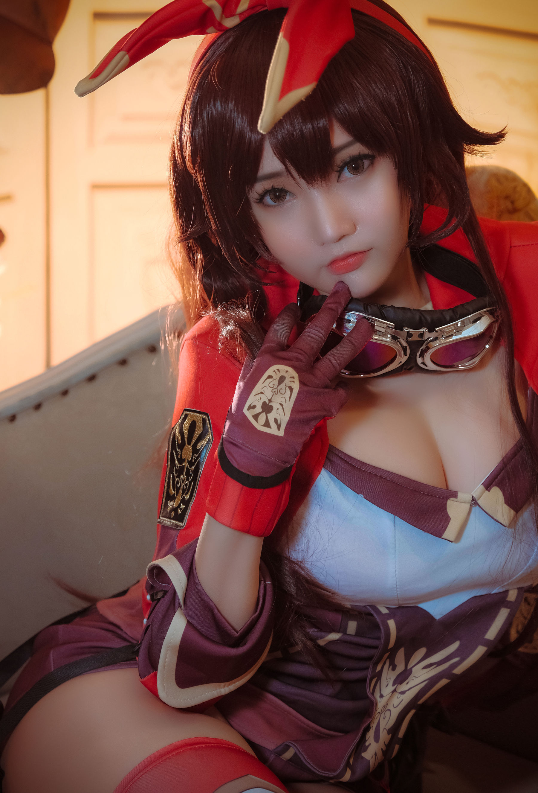 [福利COS] Coser小姐姐Potato Godzilla - Amber (Genshin Impact)