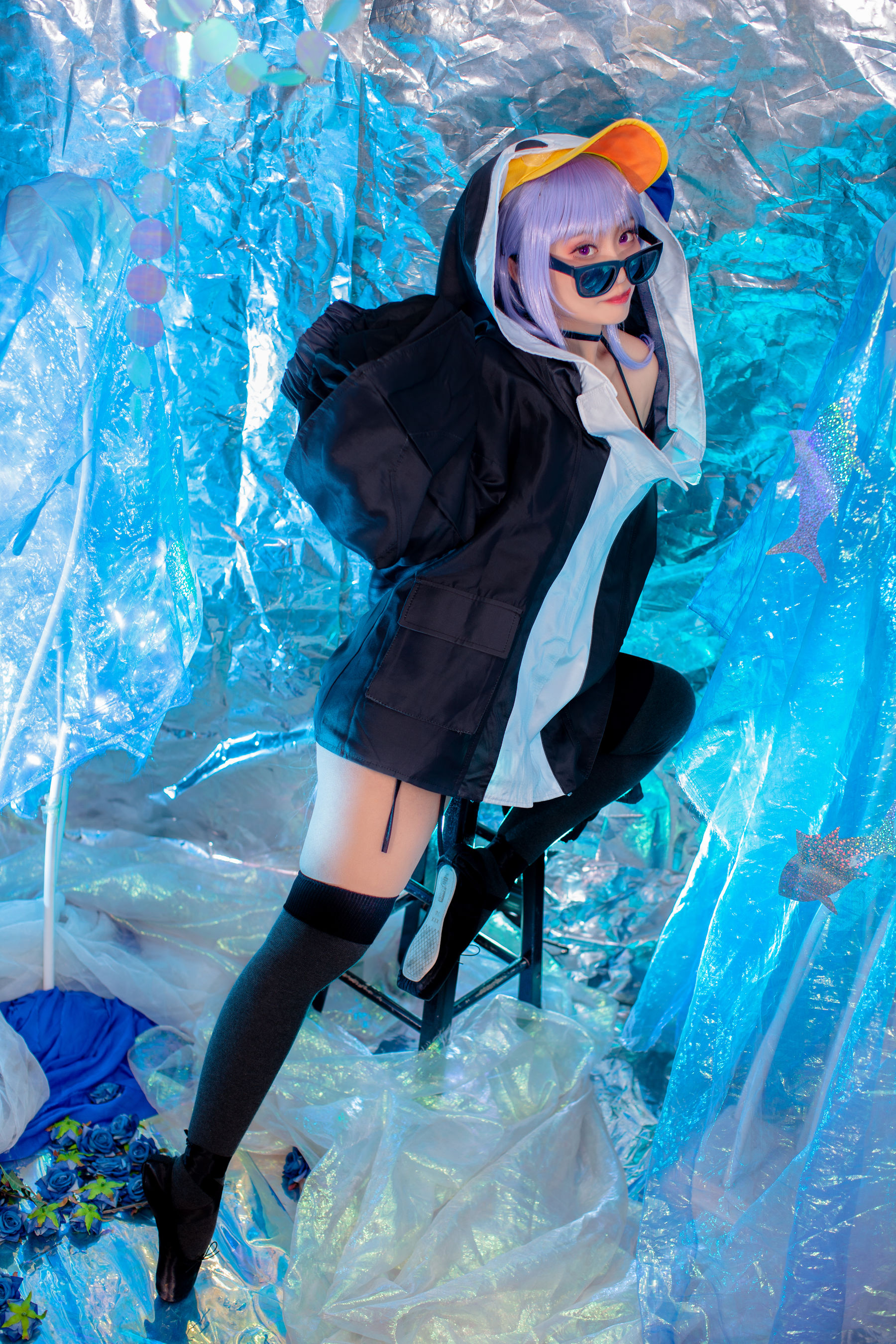 [福利COS] 动漫博主洛璃LoLiSAMA - 水着莉莉丝