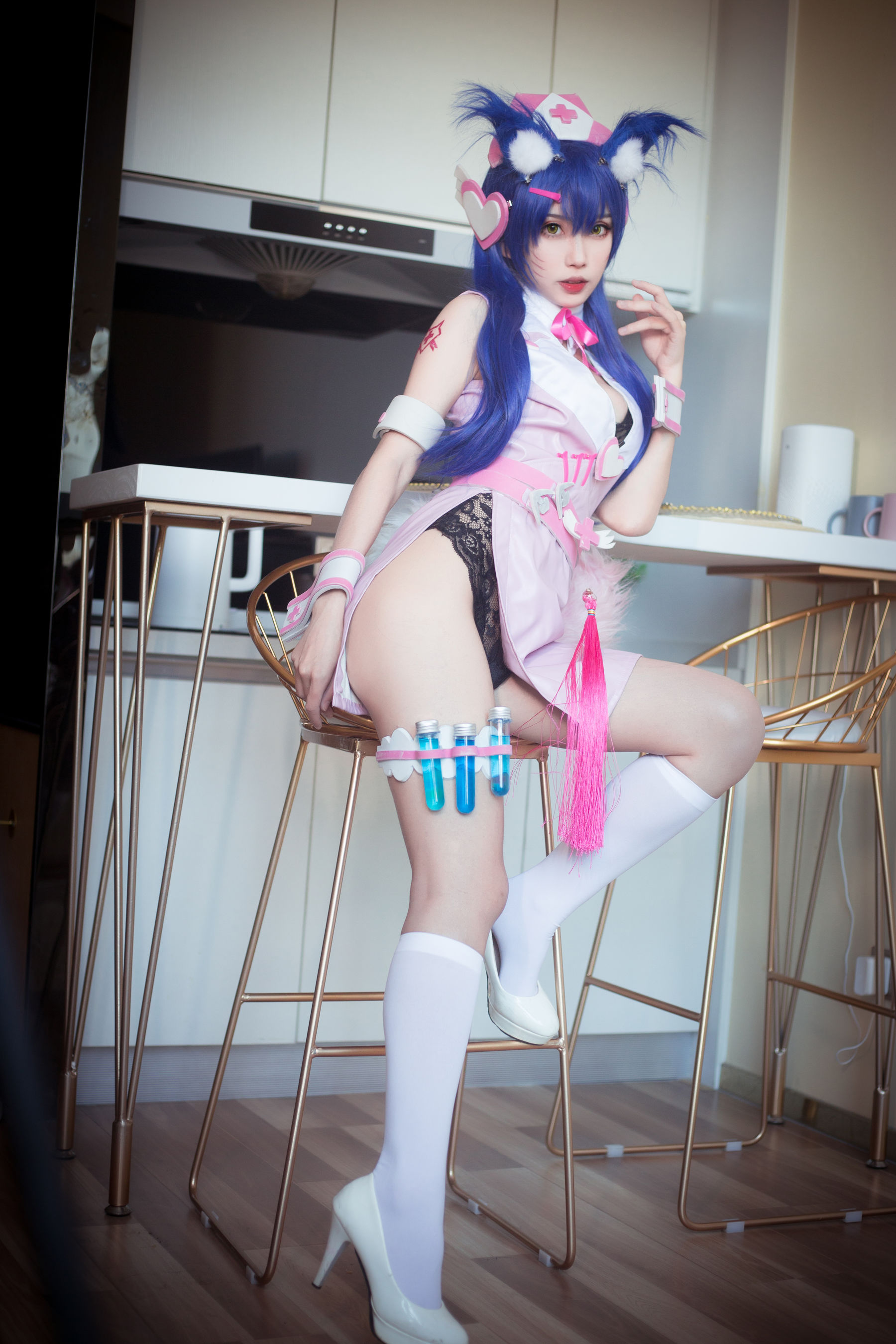 [福利COS] 动漫博主清颜真德秀 - 阿狸护士