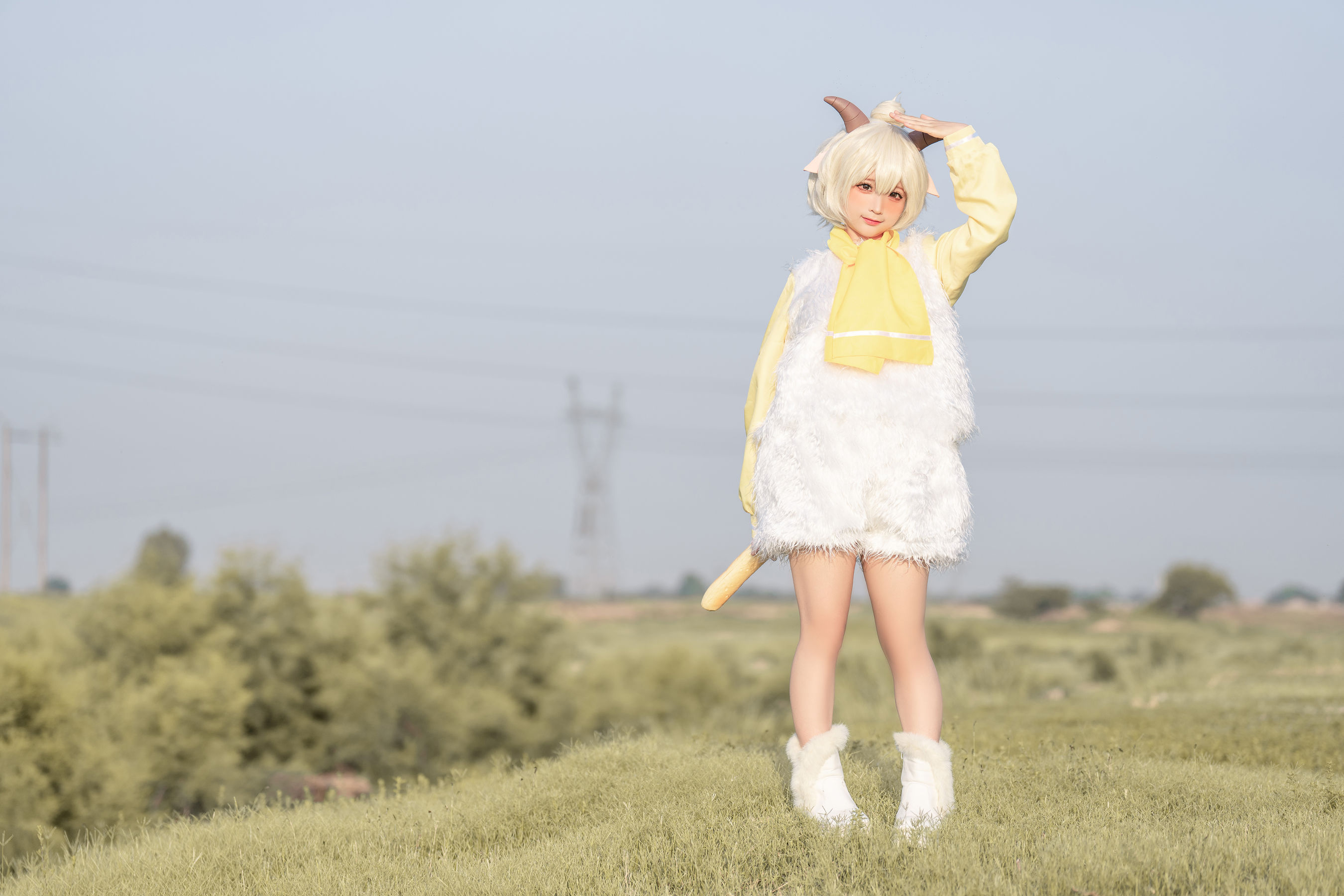 [福利COS] 动漫博主蠢沫沫 - 懒羊羊