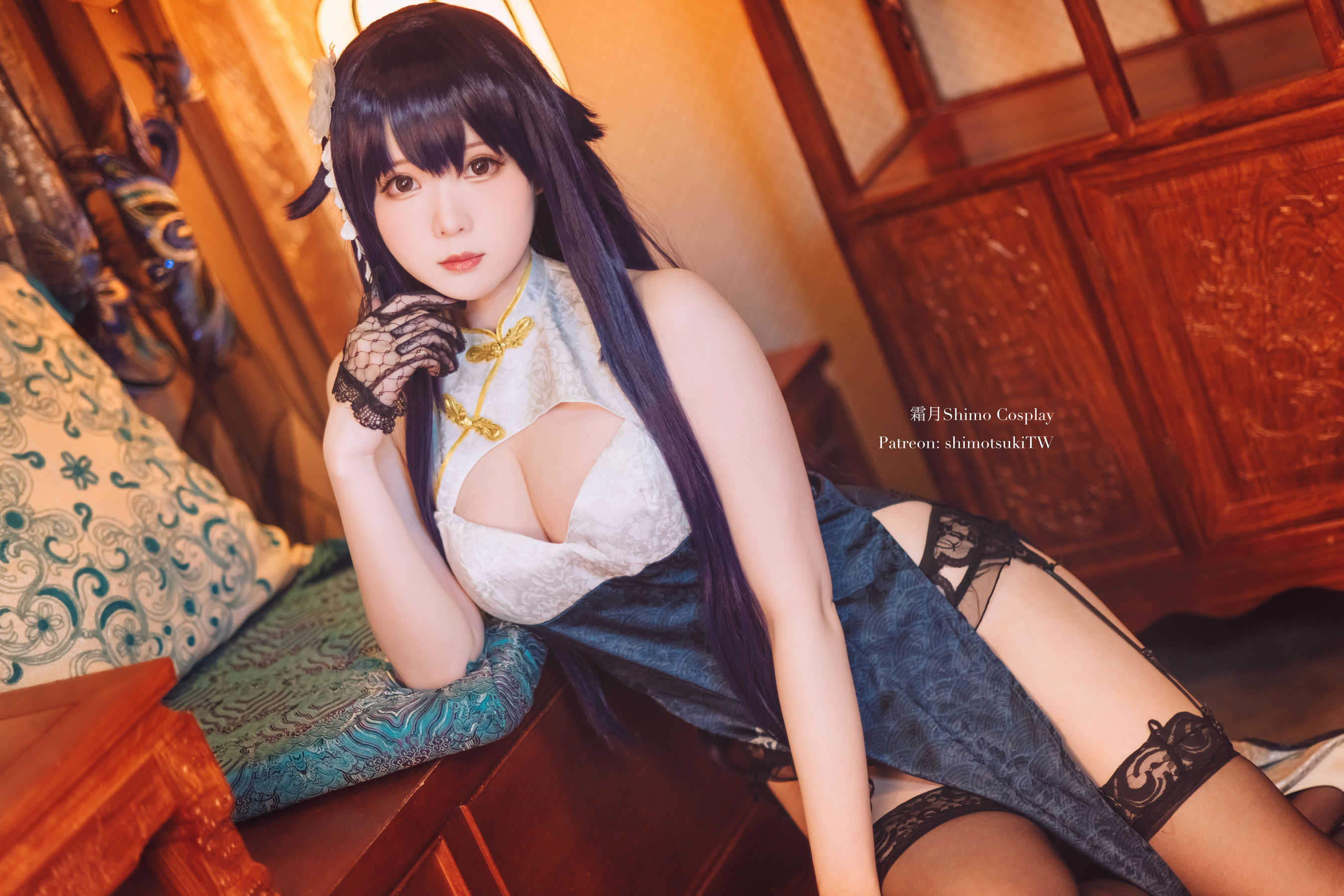 [福利COS] 微博妹纸霜月shimo - 碧蓝航线 吾妻旗袍