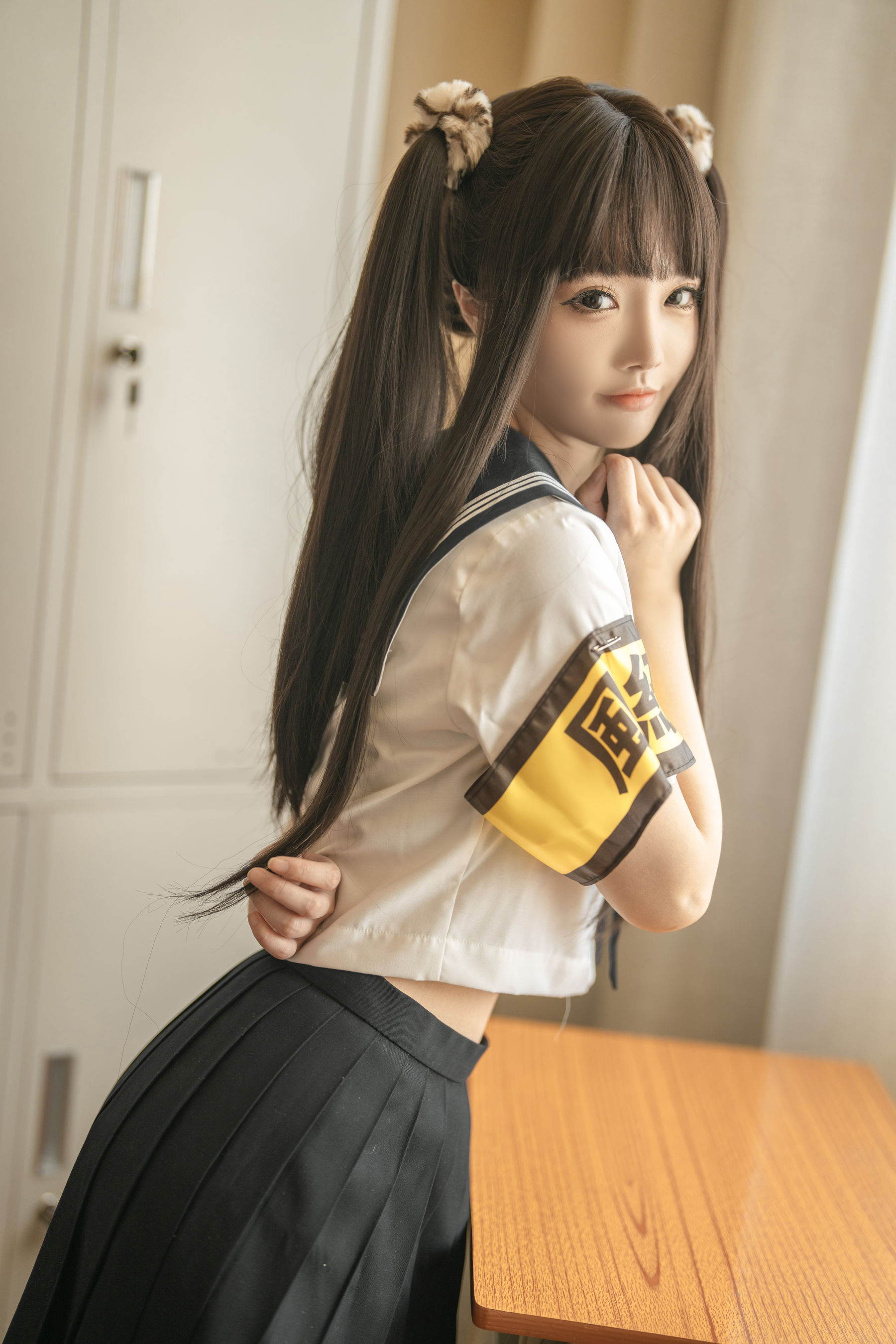 [福利COS] 桃良阿宅 - 教室jk