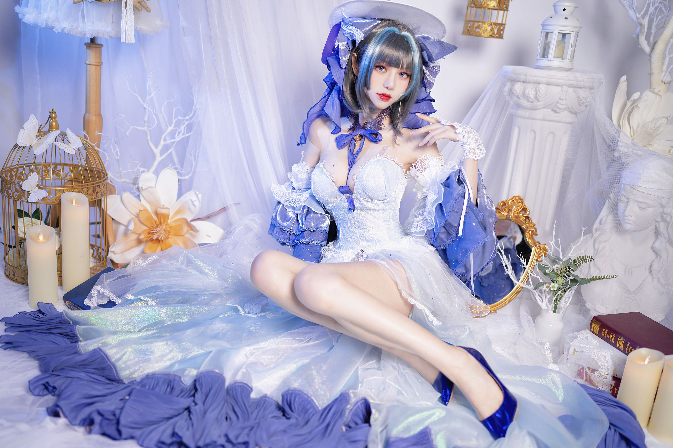 [福利COS] 骨牙路子野 - 舰长 柴郡