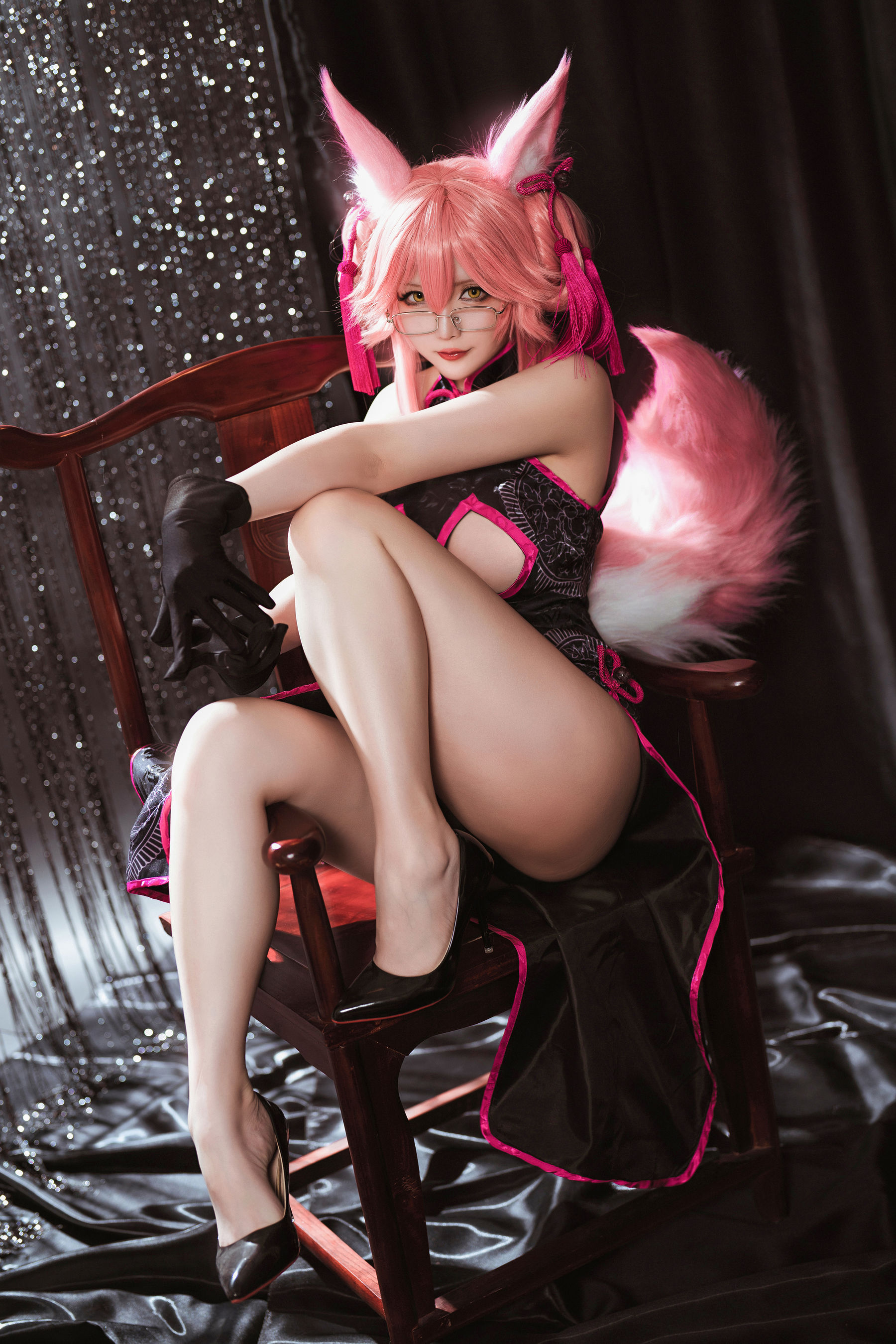 [网红COSER] Coser小姐姐星之迟迟 - FGO高扬斯卡娅旗袍