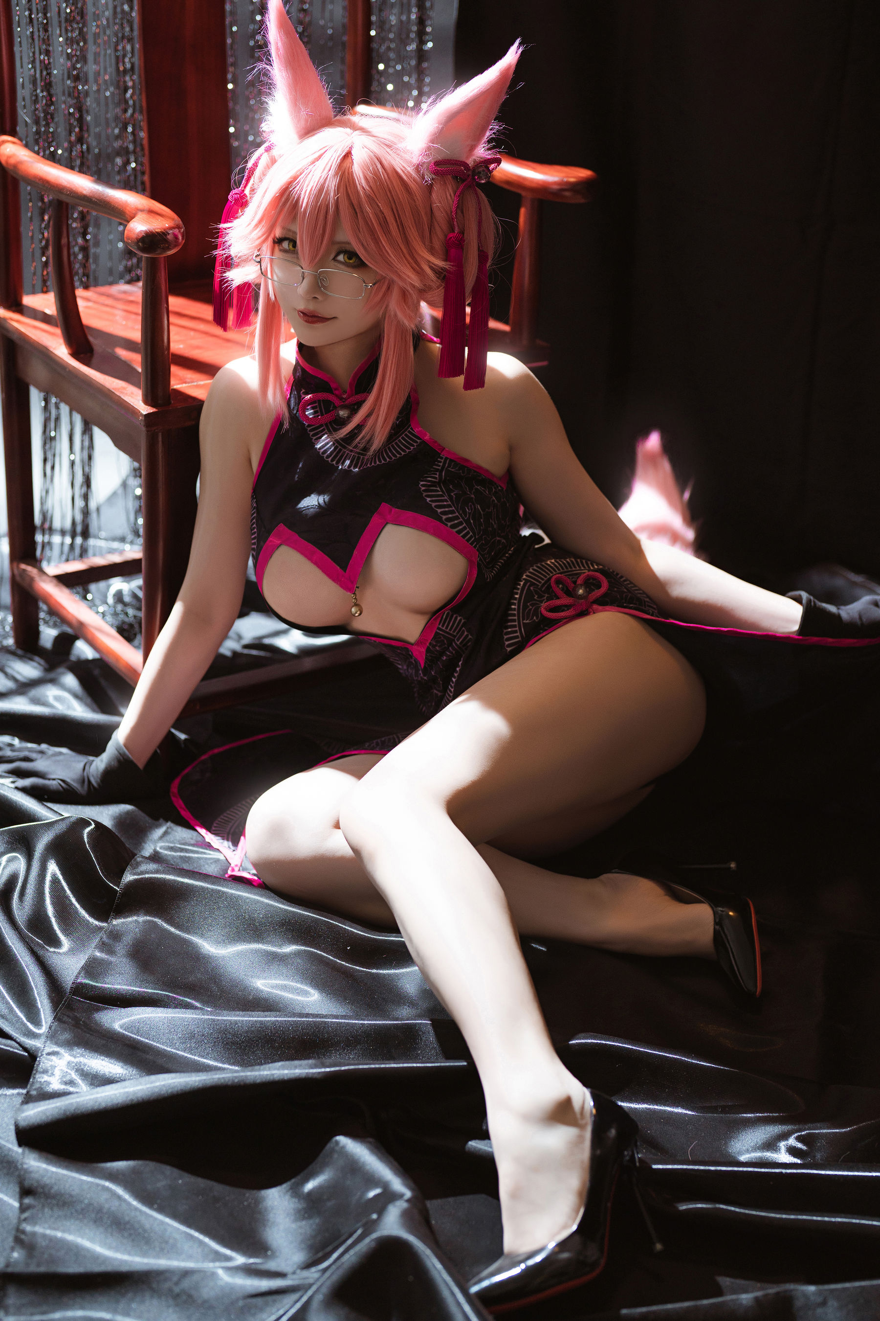 [网红COSER] Coser小姐姐星之迟迟 - FGO高扬斯卡娅旗袍