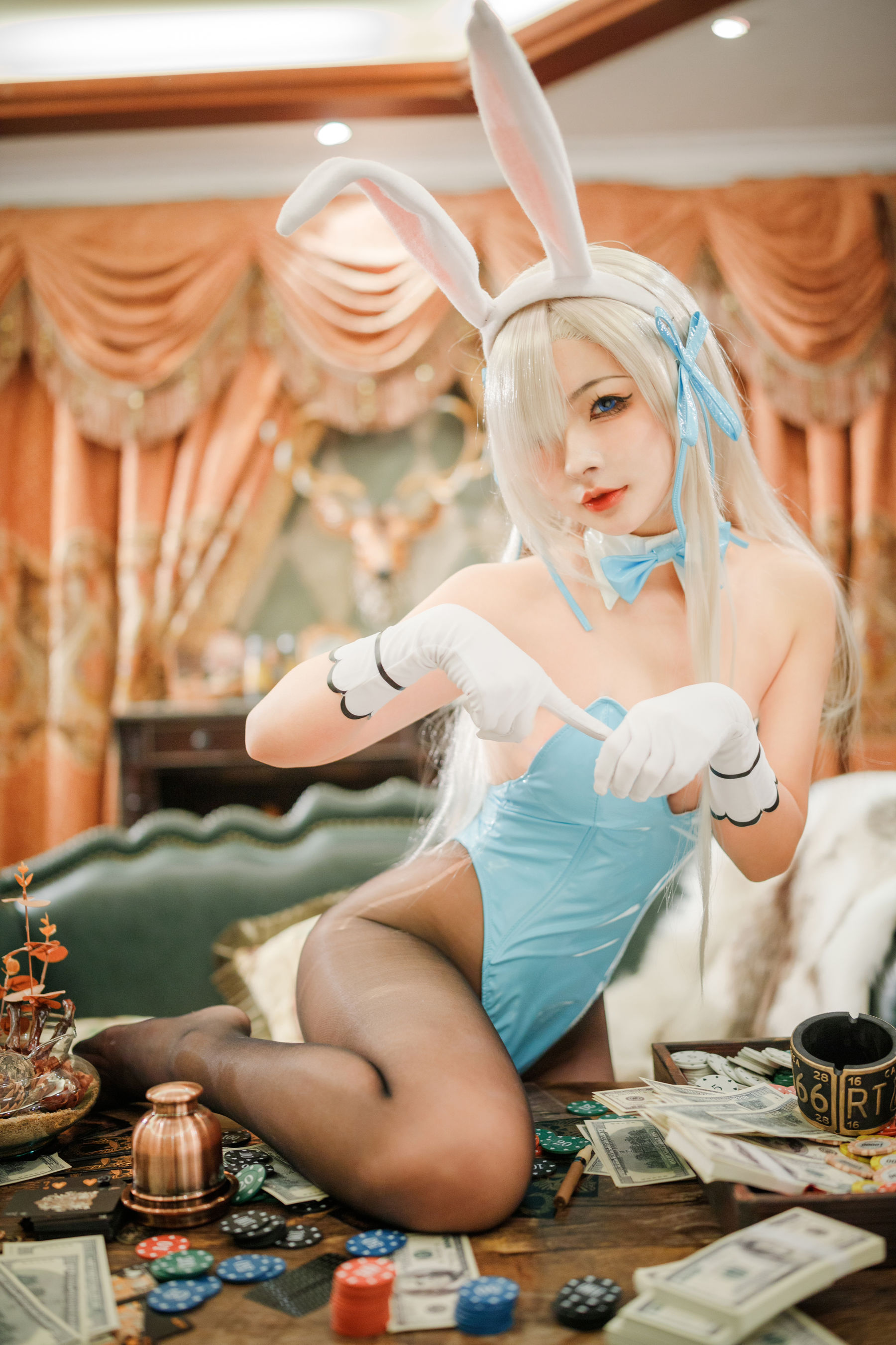 [网红COSER] yuuhui玉汇 - 一之濑明日奈-兔女郎