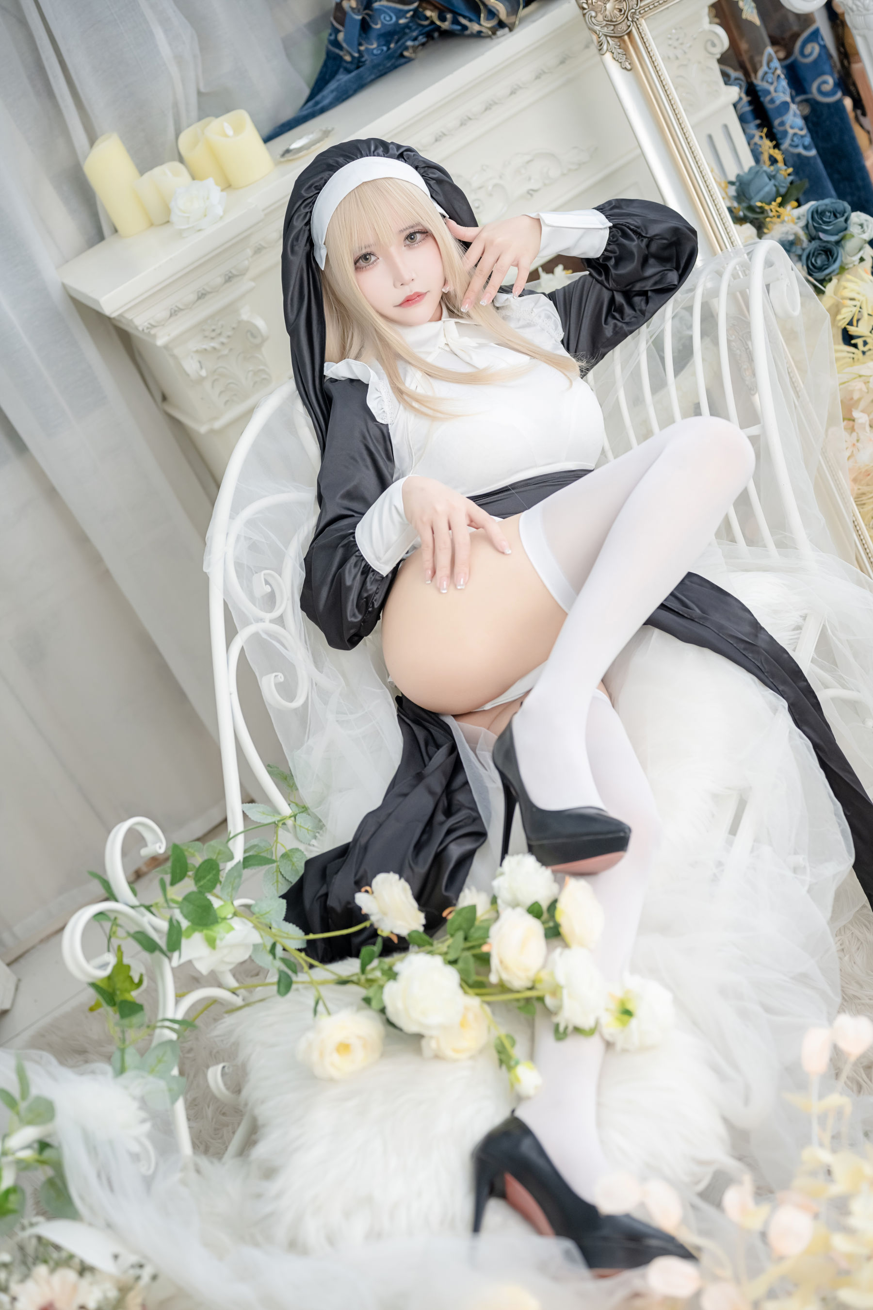 [网红COSER] 二次元妹子抱走莫子aa - 生日特辑 修女