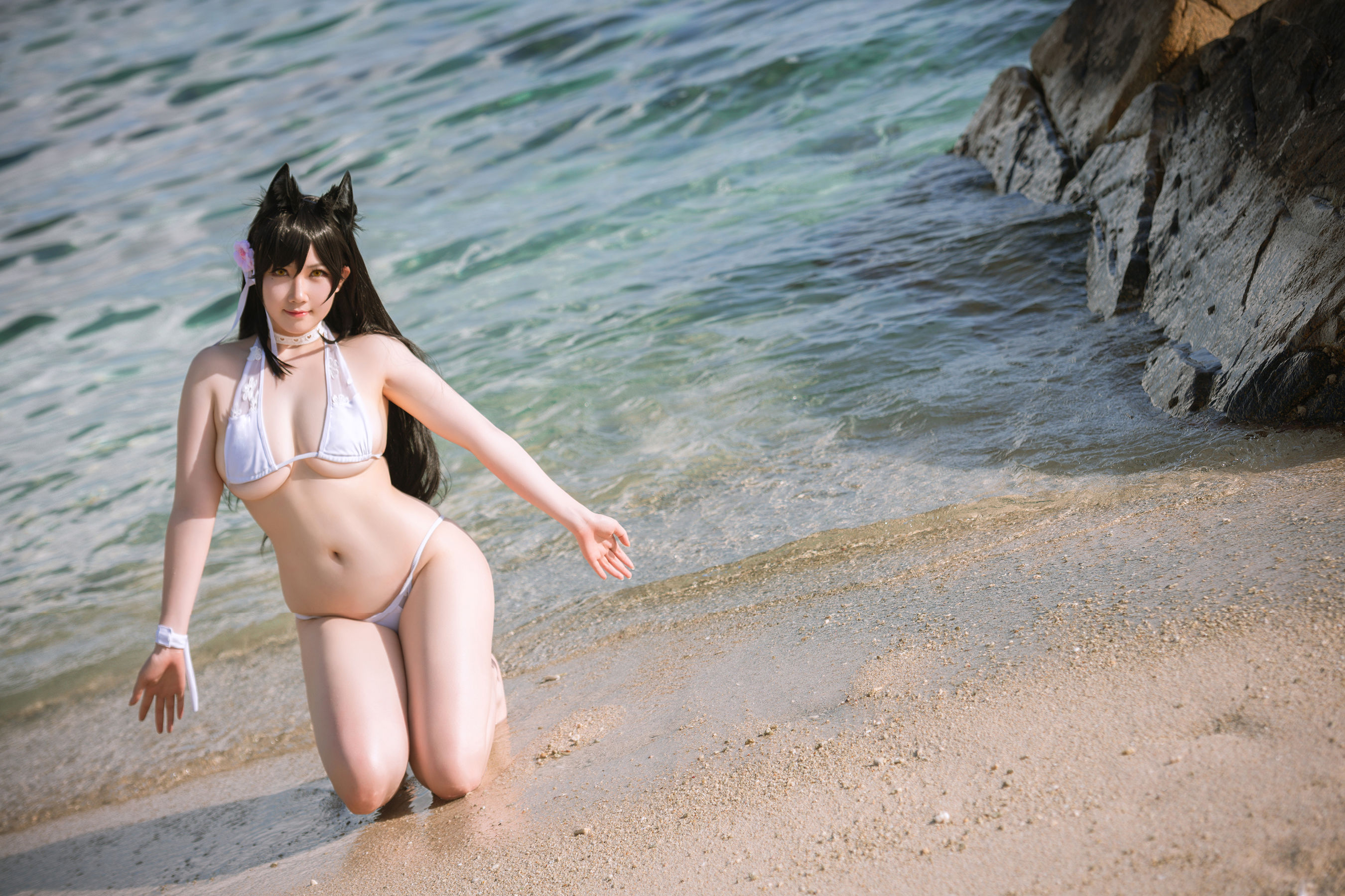 [网红COSER] 微肉感萌妹是本末末 - 爱宕泳装