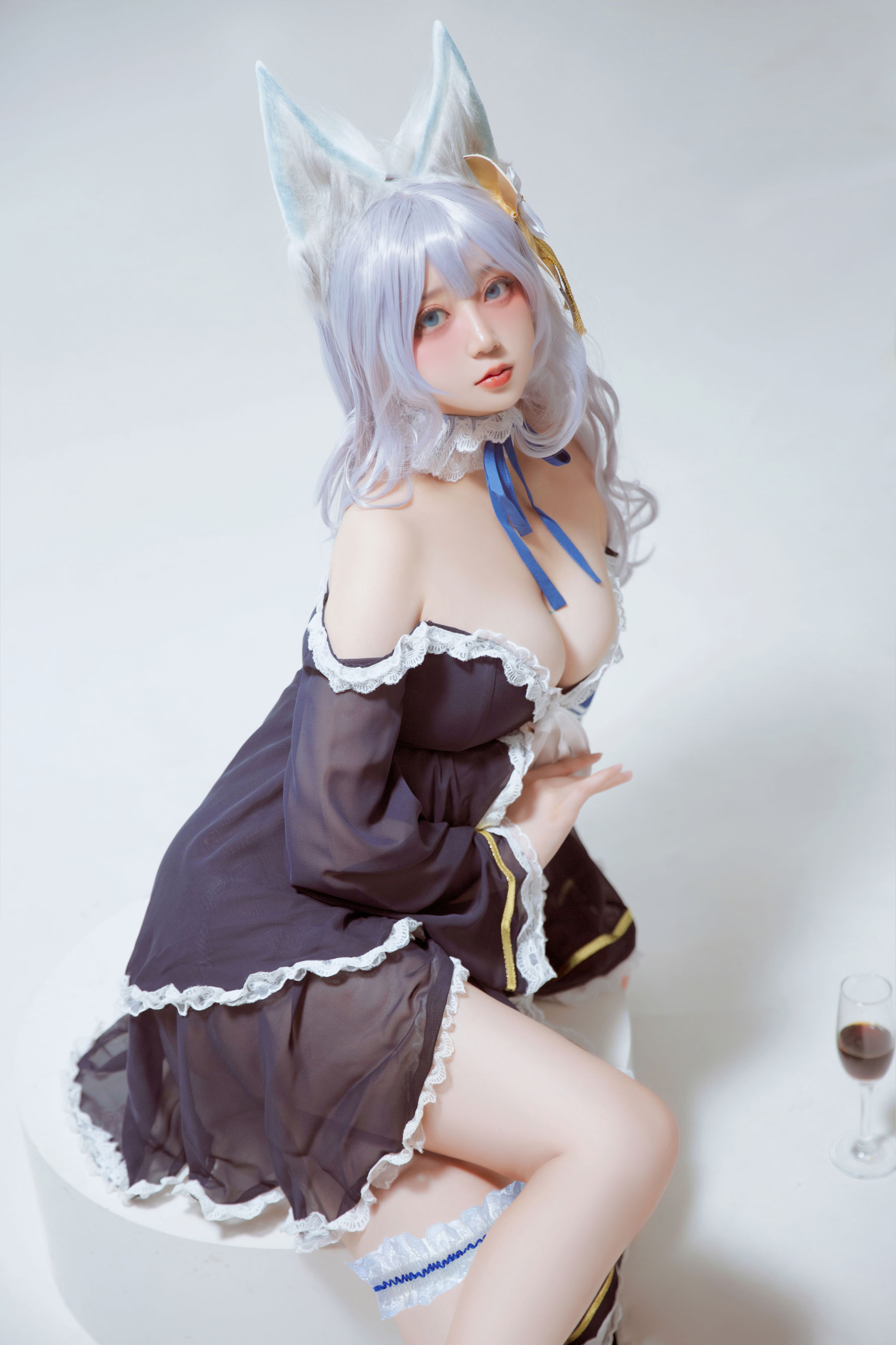 [福利COS] Ruby蘸酱美美 - 碧蓝航线 信浓睡衣