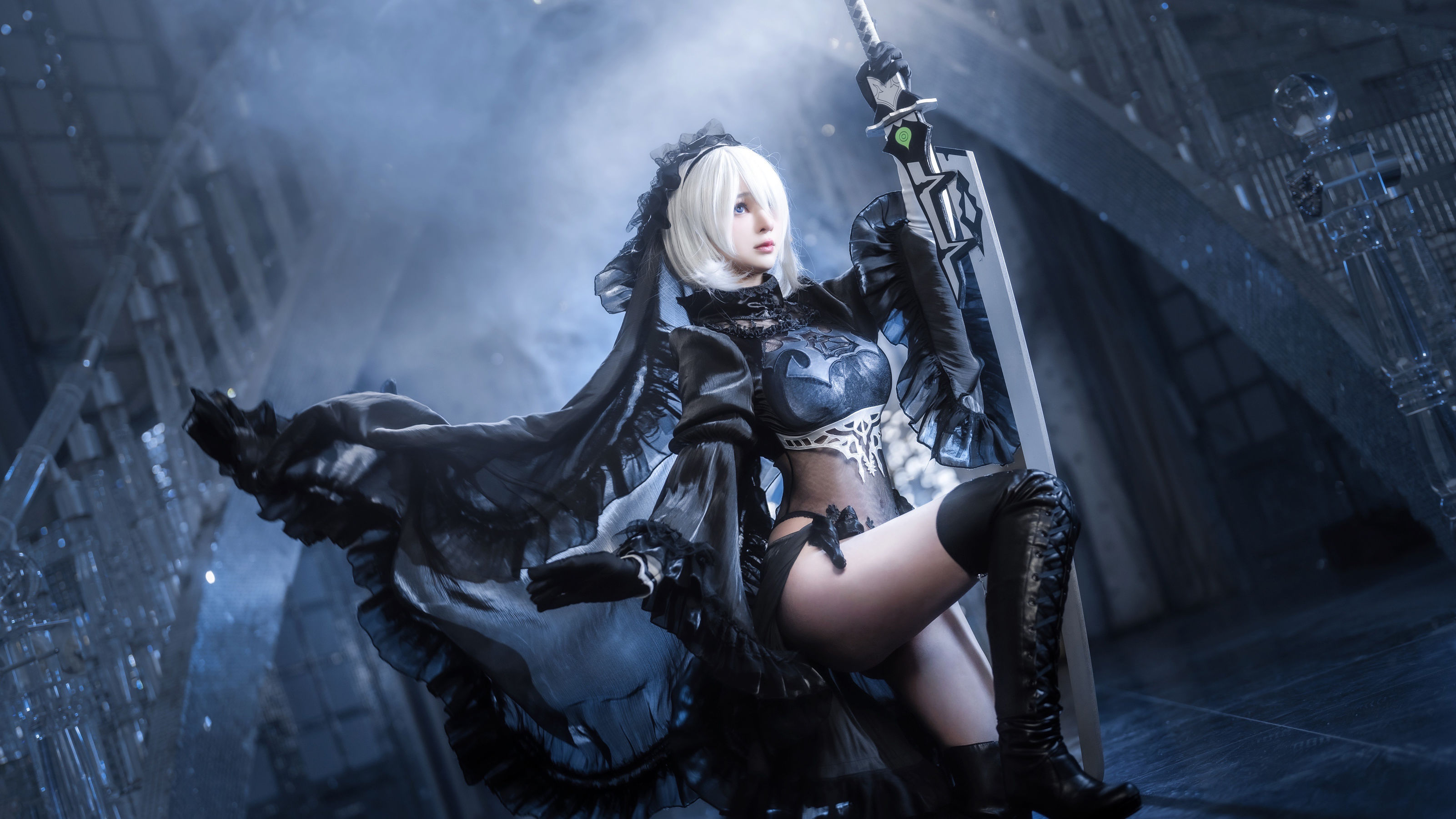 [福利COS] 动漫博主叉子宝宝 - 2B 尼尔机械纪元