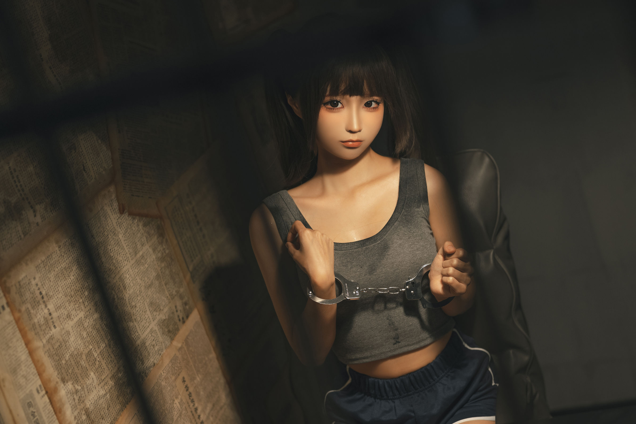 [福利COS] 动漫博主蠢沫沫 - 审讯
