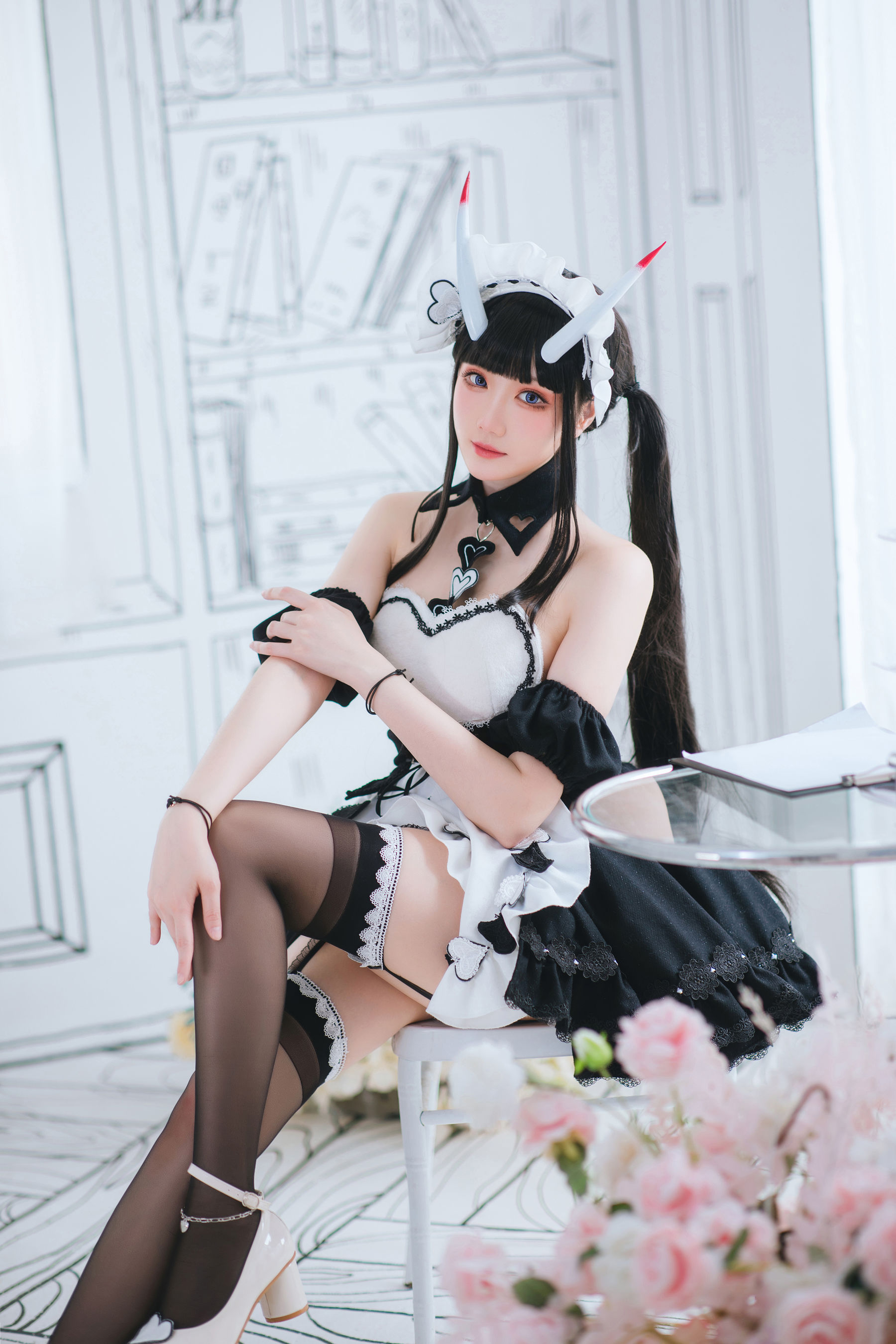 [福利COS] Coser瓜希酱福利 - 能代女仆
