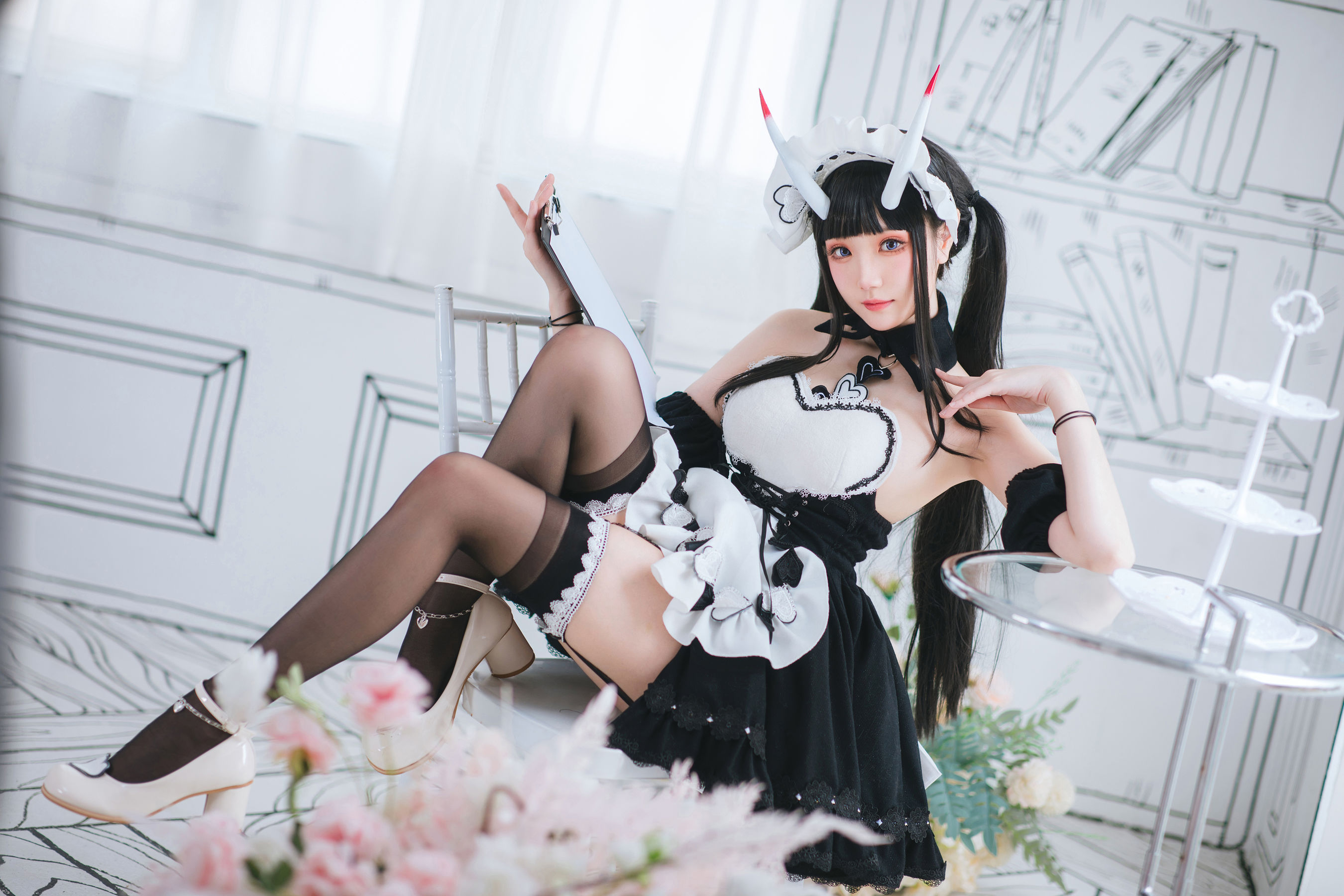 [福利COS] Coser瓜希酱福利 - 能代女仆