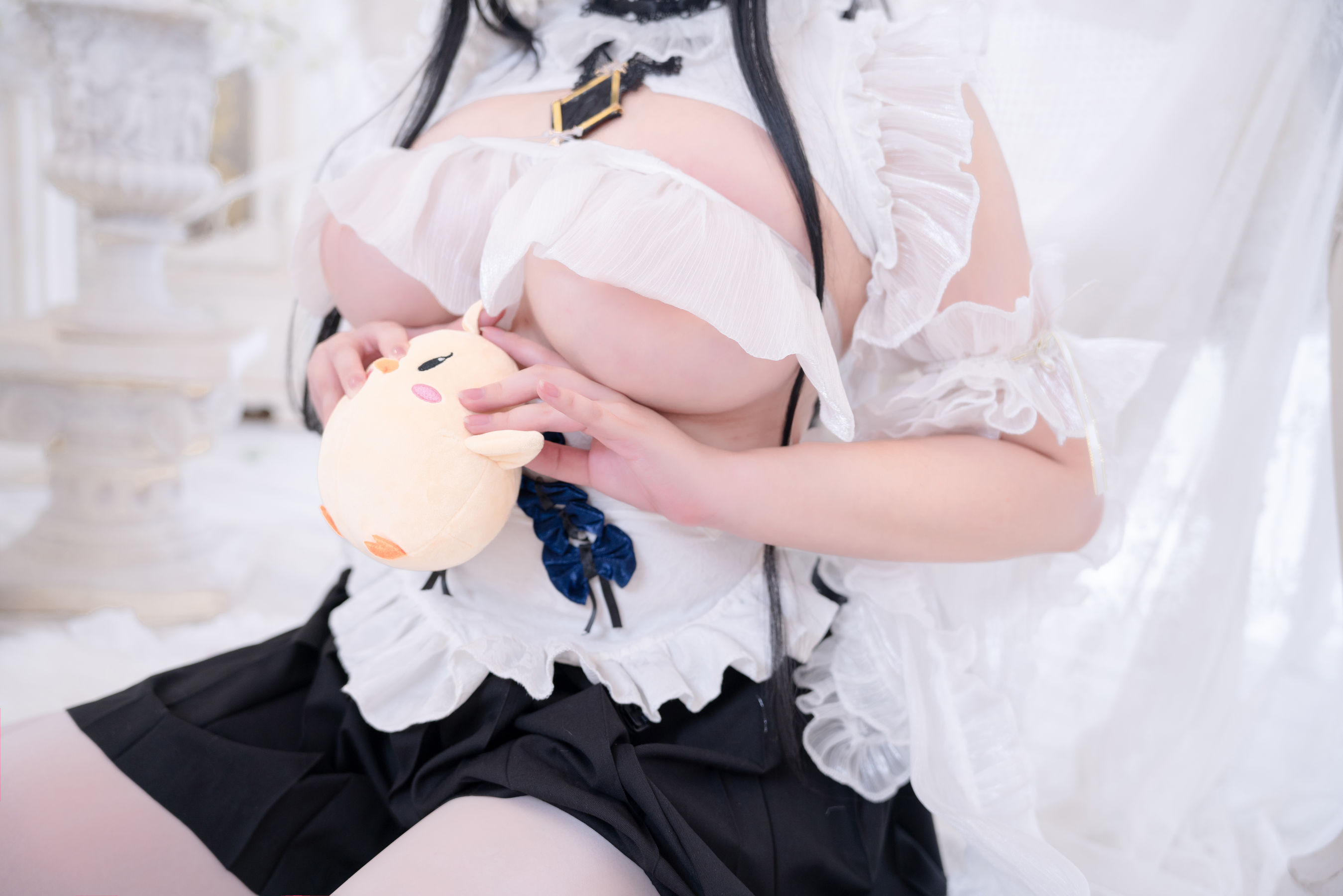 [福利COS] Meroko_魅瞳 - 碧蓝航线 不挠女仆没干劲的小姐姐