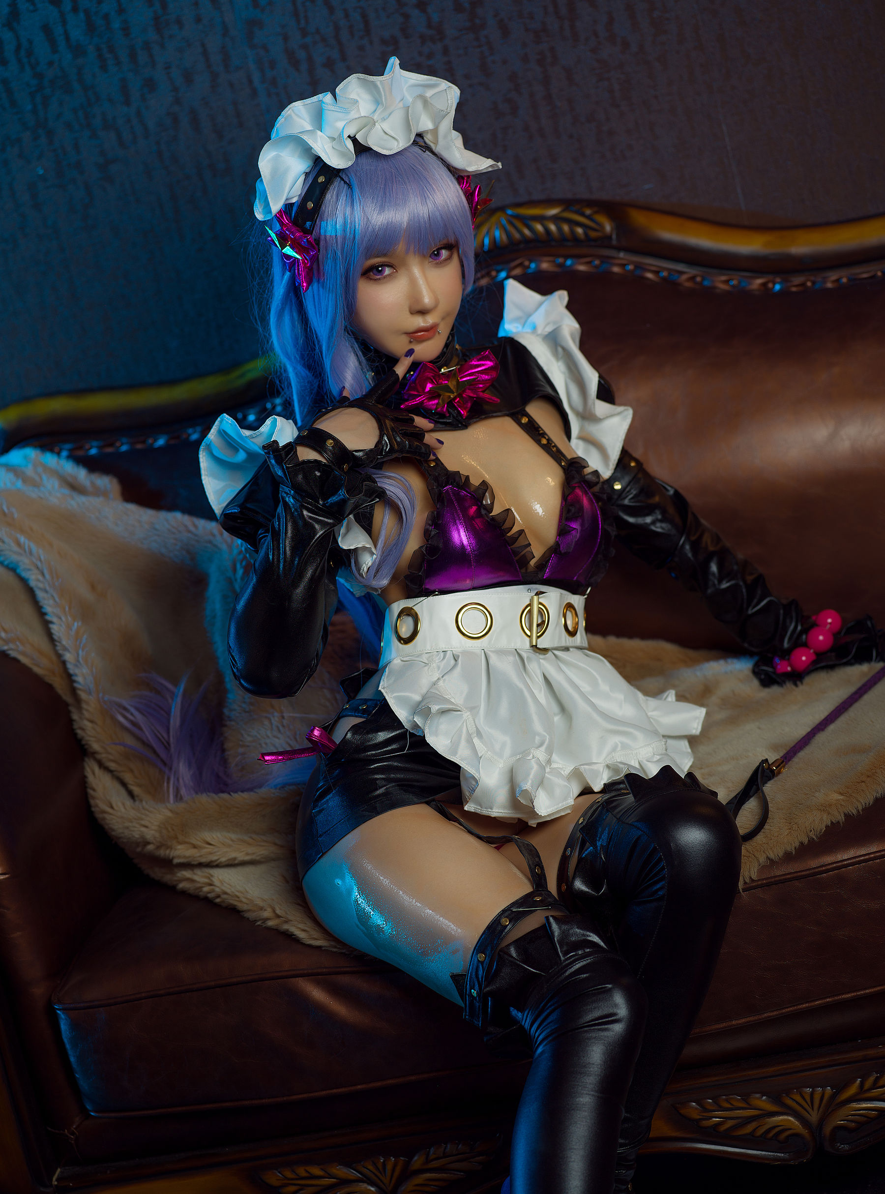 [福利COS] 动漫博主阿包也是兔娘 - 女仆 BB酱