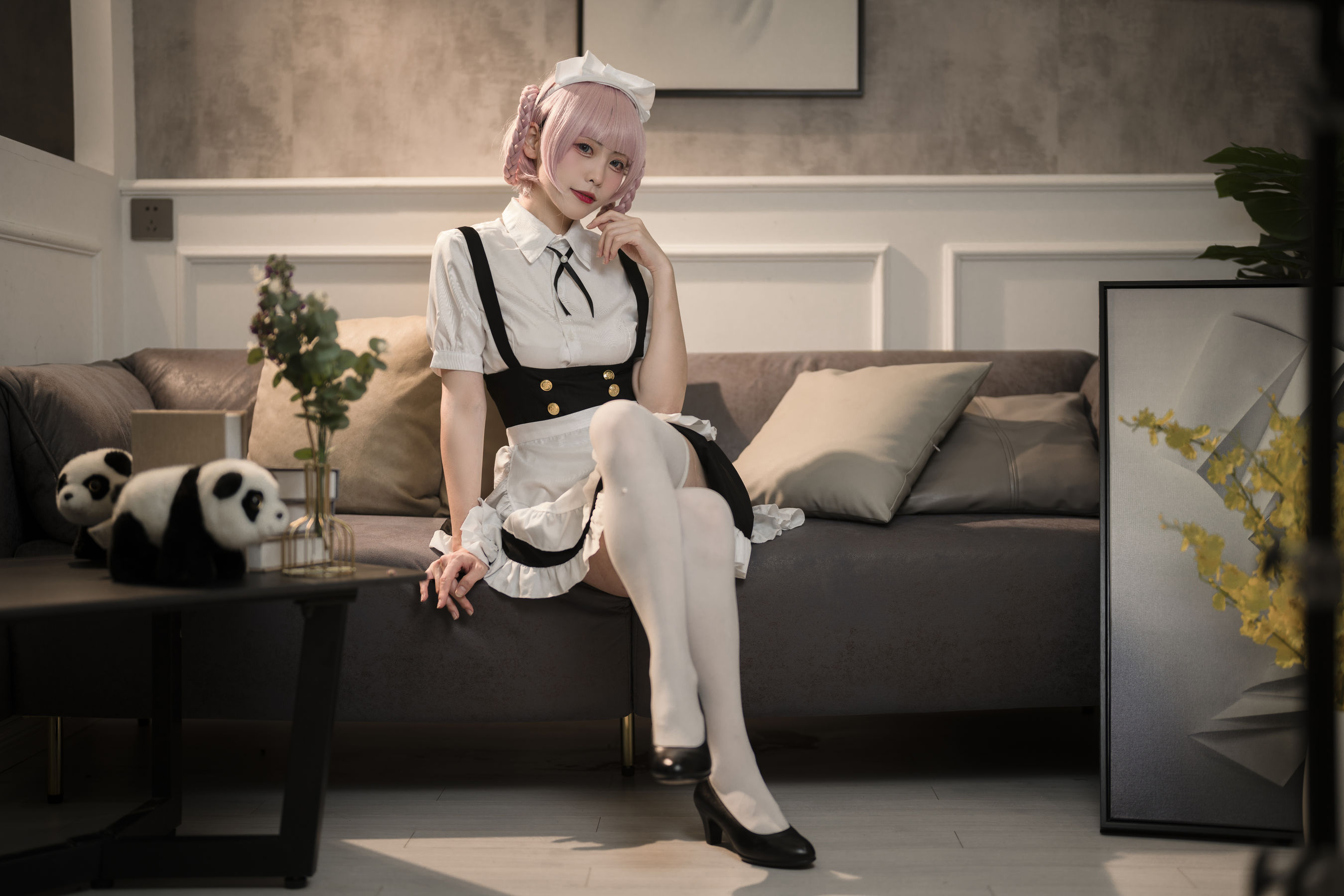 [福利COS] 樱岛嗷 - 七草荠原皮+女仆