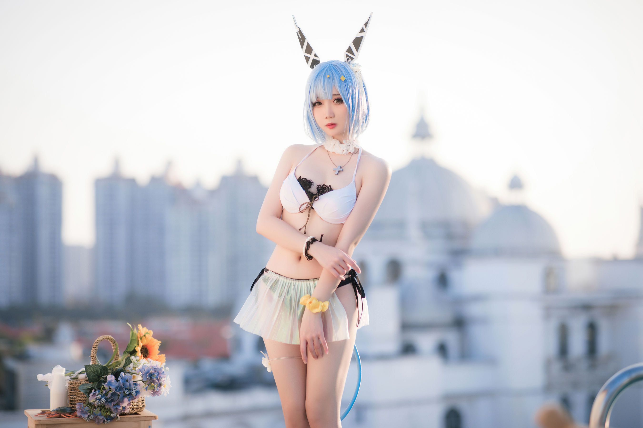 [福利COS] 焖焖碳 - 加斯科涅泳装