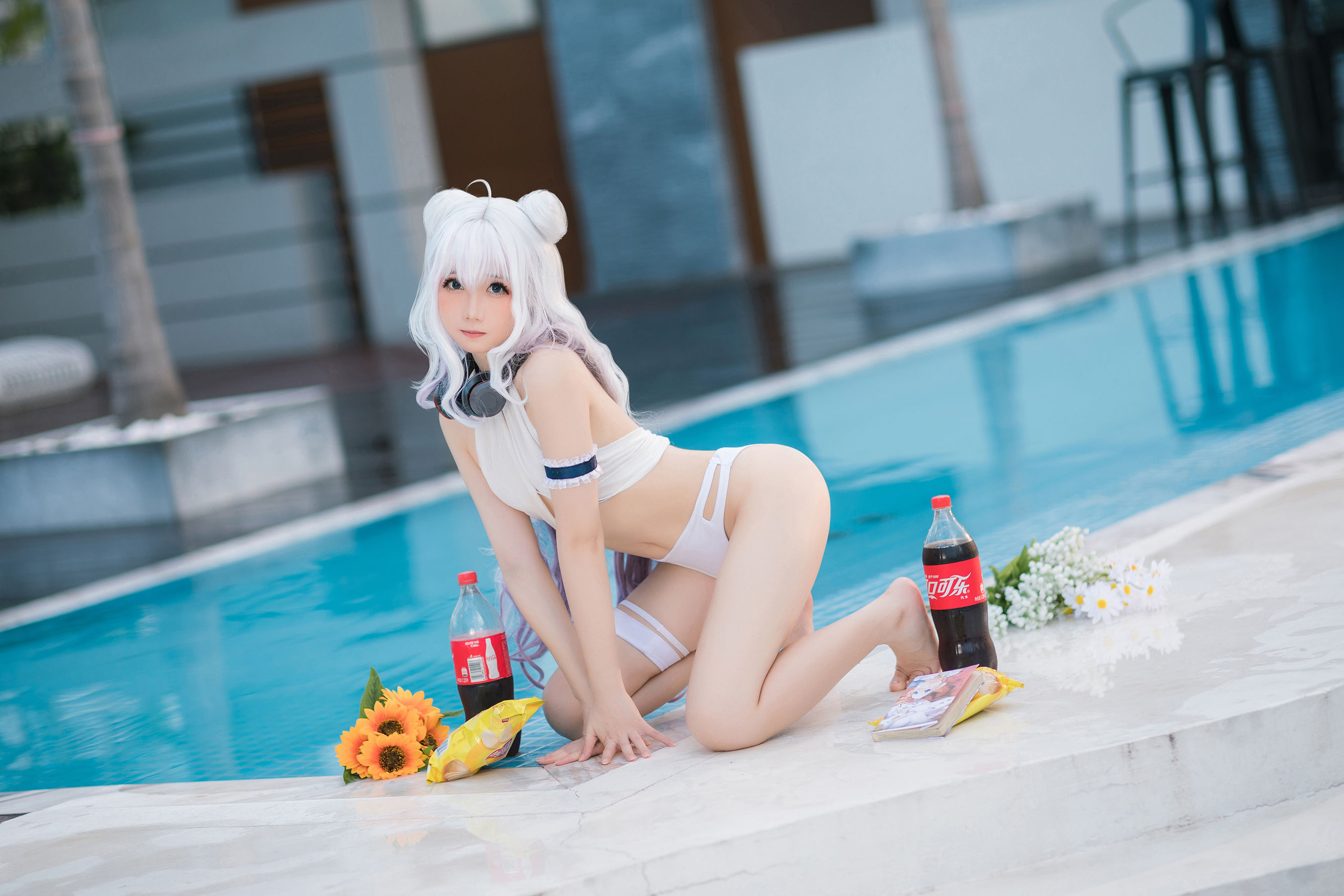 [福利COS] 焖焖碳 - 恶毒泳衣