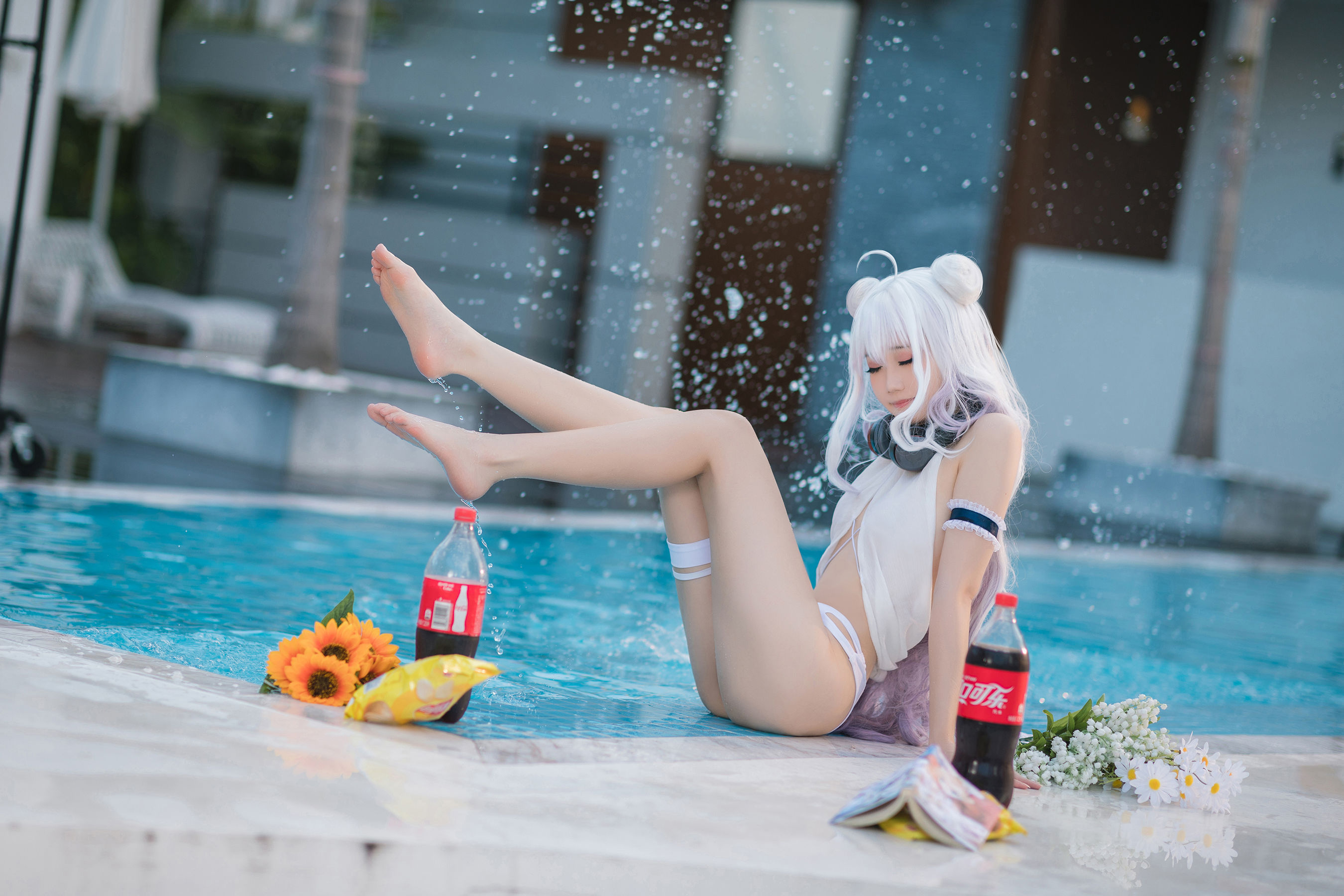 [福利COS] 焖焖碳 - 恶毒泳衣