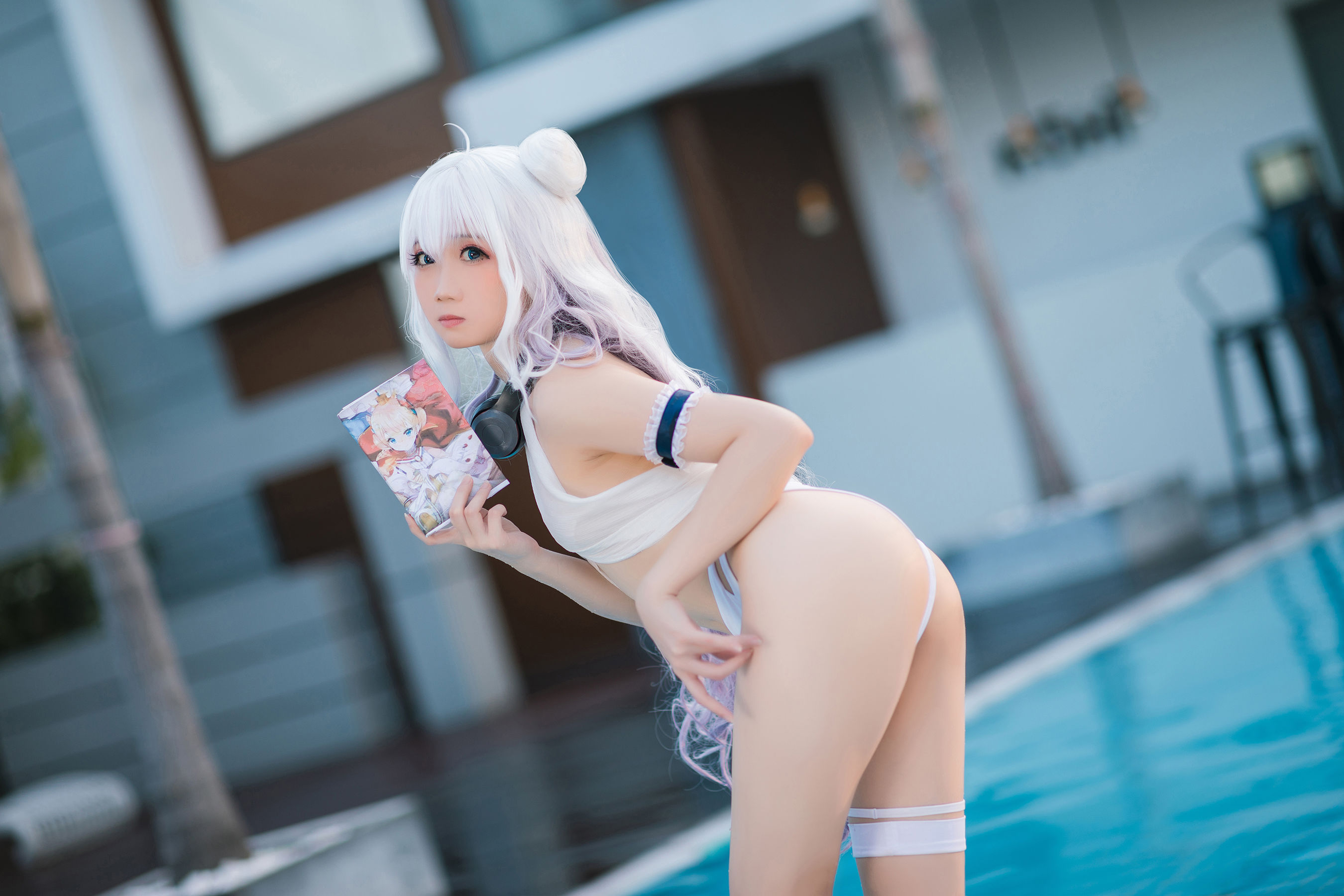 [福利COS] 焖焖碳 - 恶毒泳衣