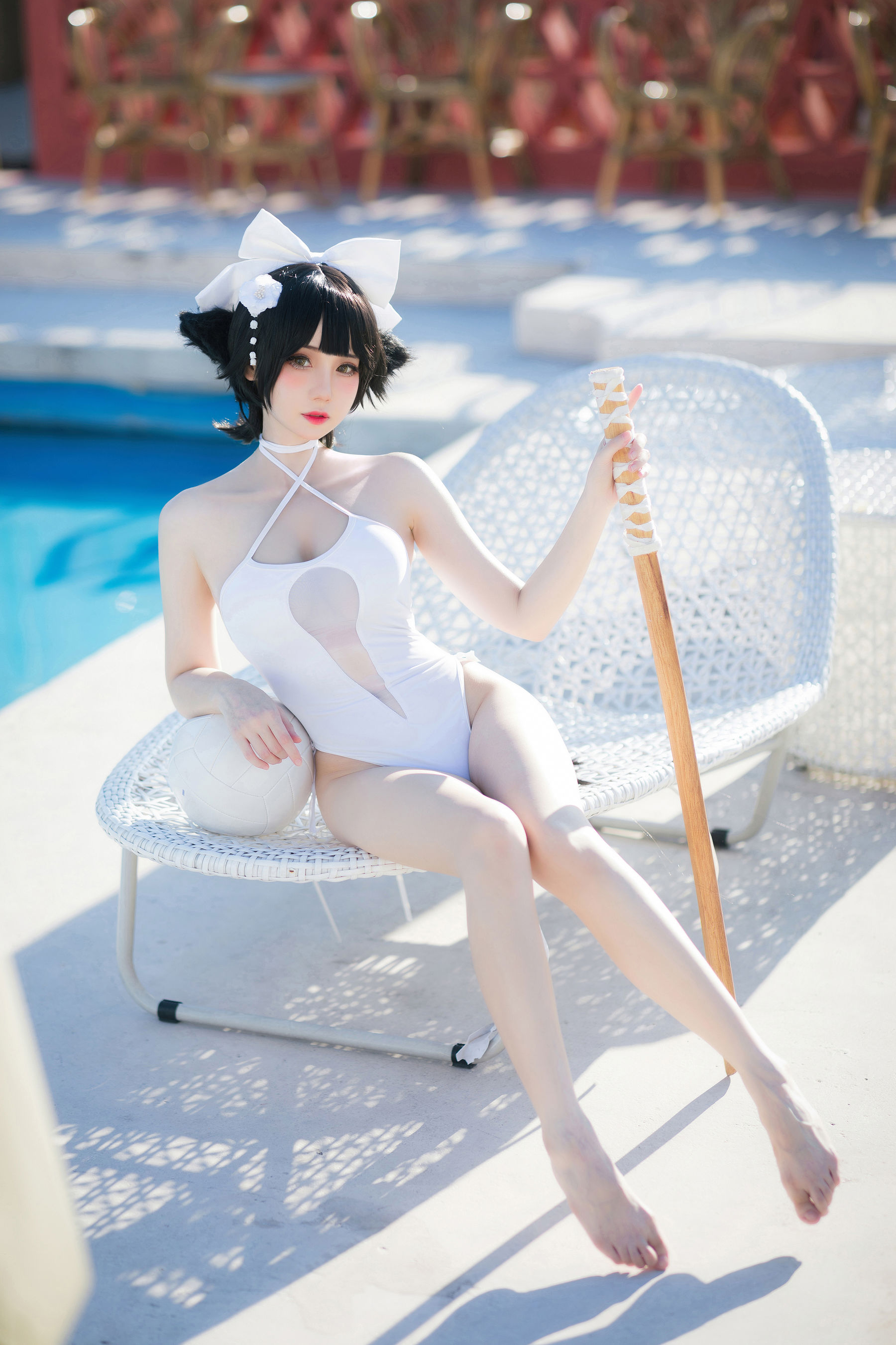 [福利COS] 焖焖碳 - 高雄泳装