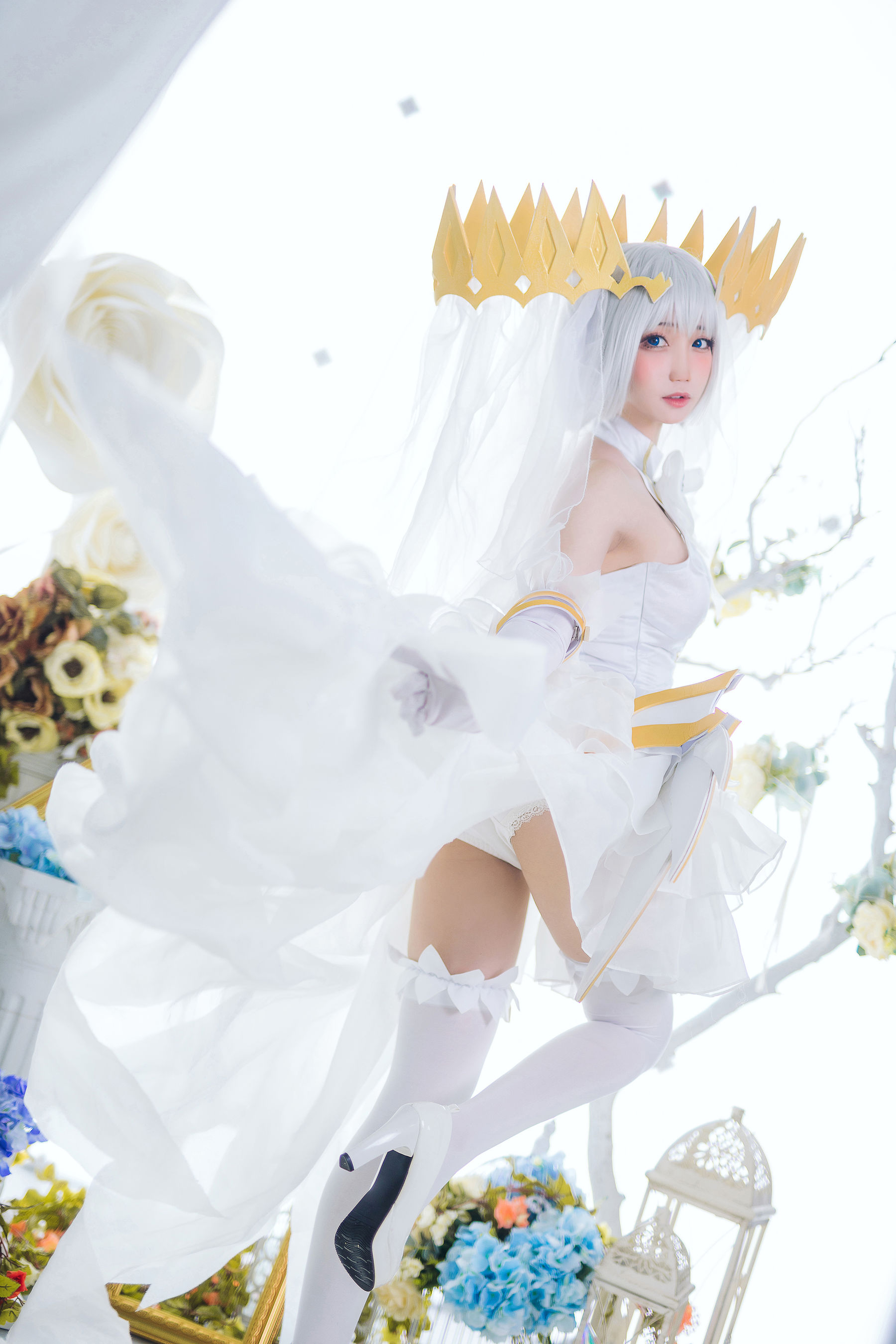 [福利COS] 焖焖碳 - 鸢一折纸灵衣
