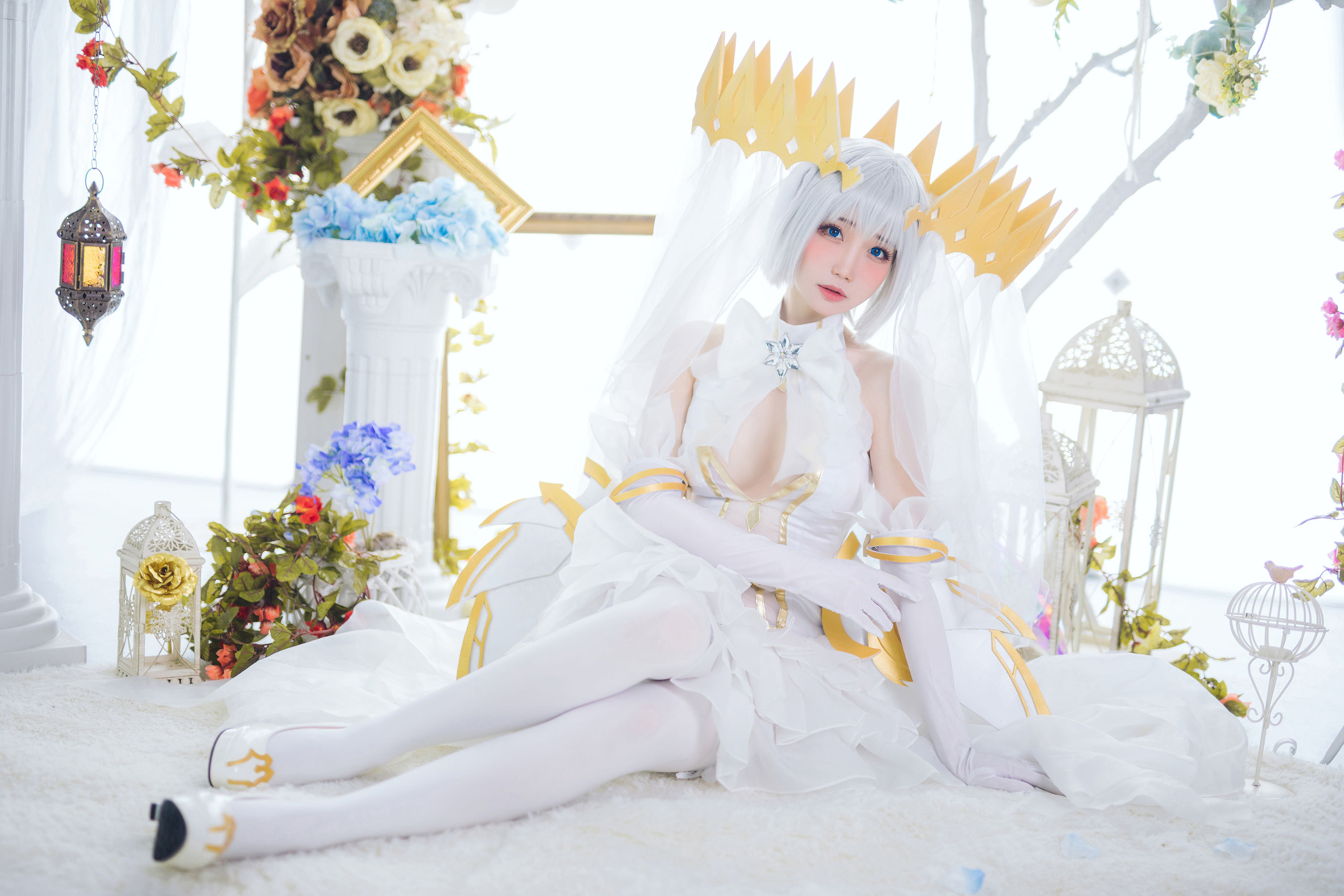 [福利COS] 焖焖碳 - 鸢一折纸灵衣