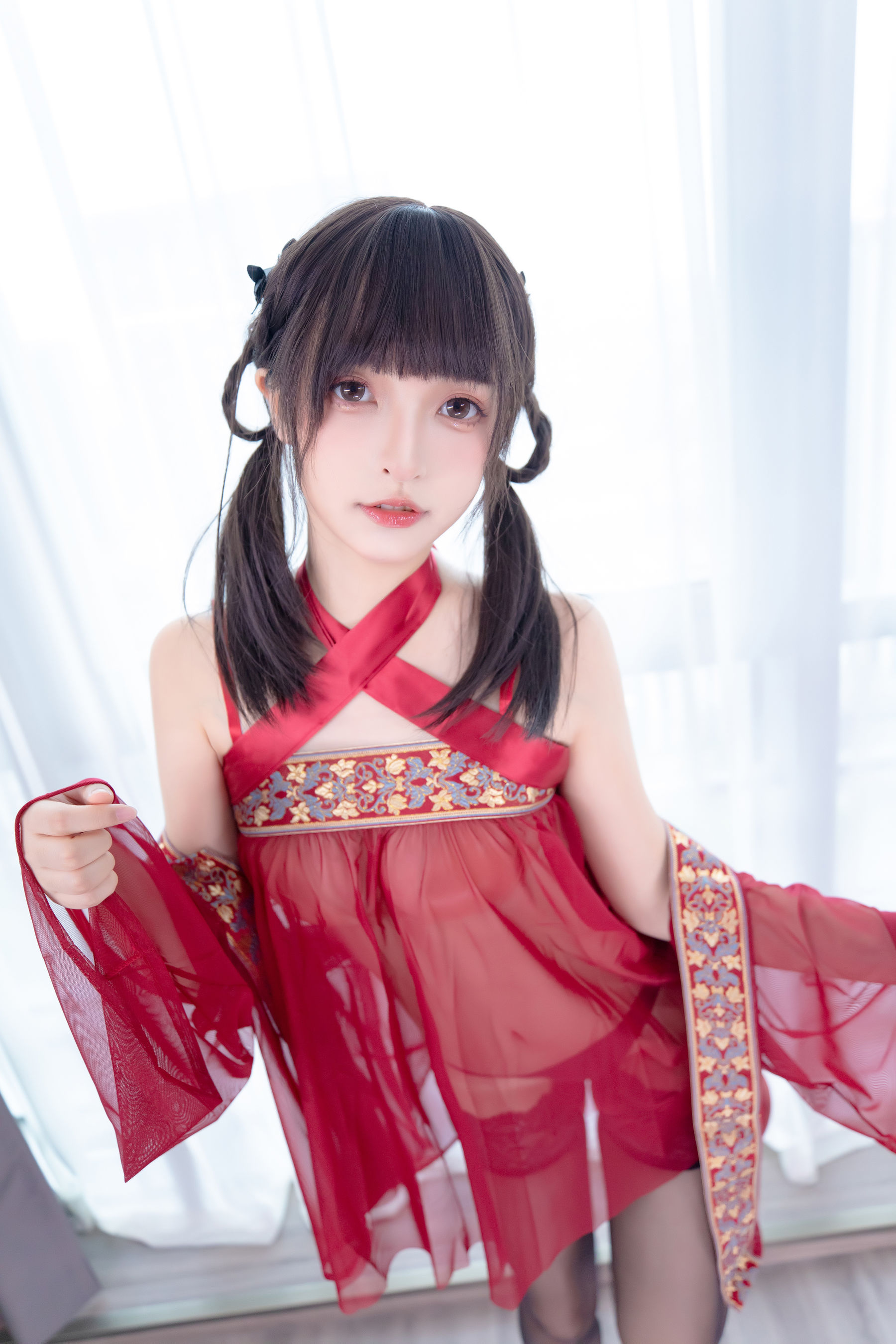 [福利COS] 萝莉神楽板真冬 之唐宫魅影