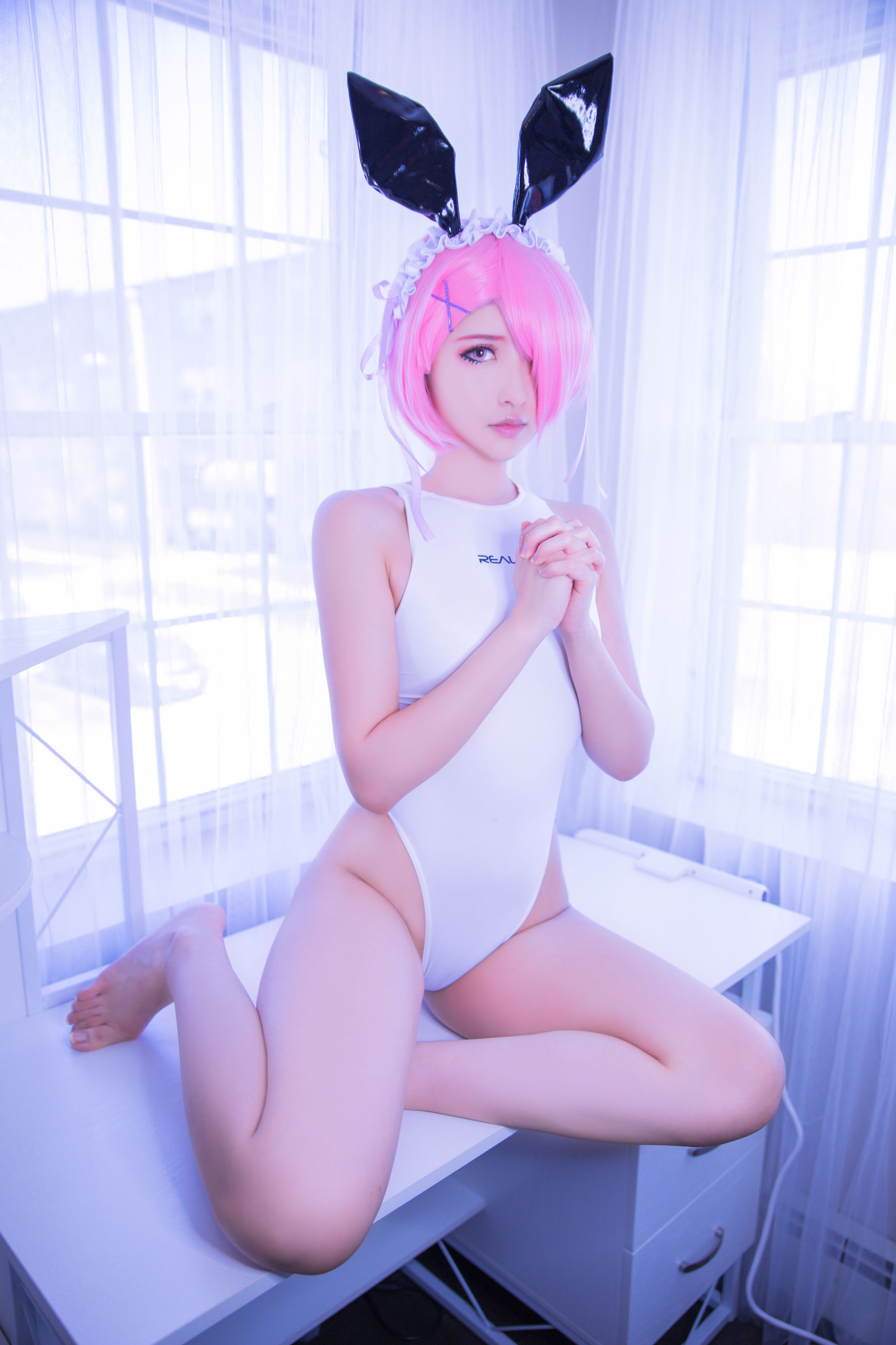 [福利COS] MisswarmJ - Ram Swimming Suit Outfit