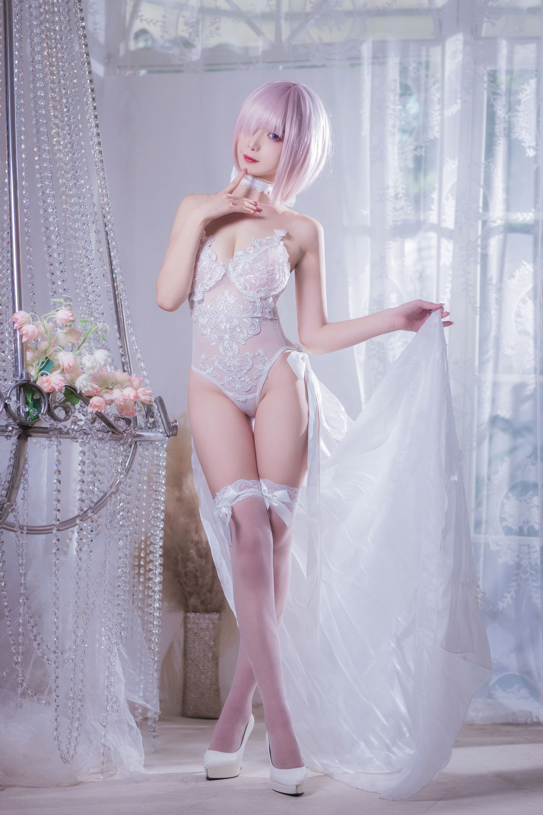[福利COS] 动漫博主封疆疆v - 婚纱玛修