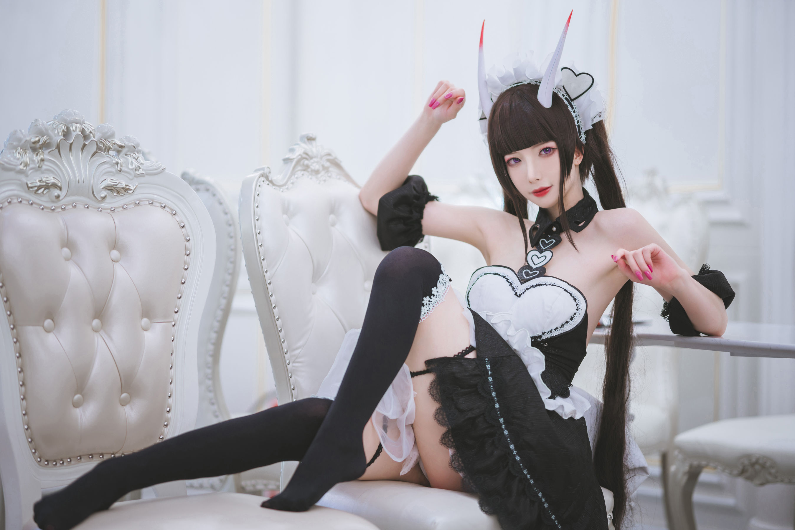 [福利COS] 动漫博主封疆疆v - 能代女仆