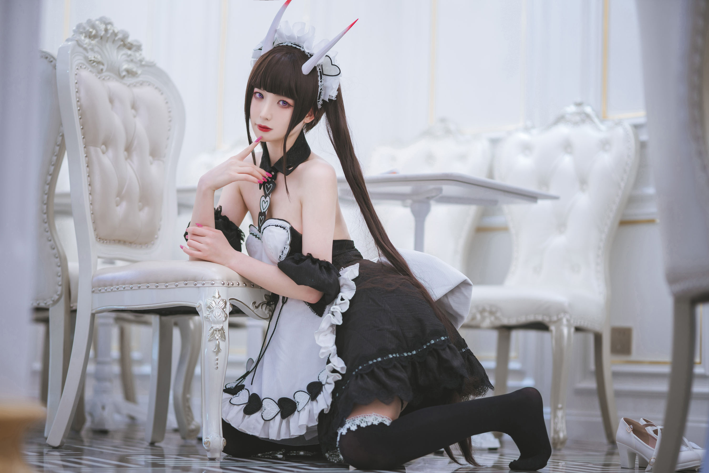 [福利COS] 动漫博主封疆疆v - 能代女仆