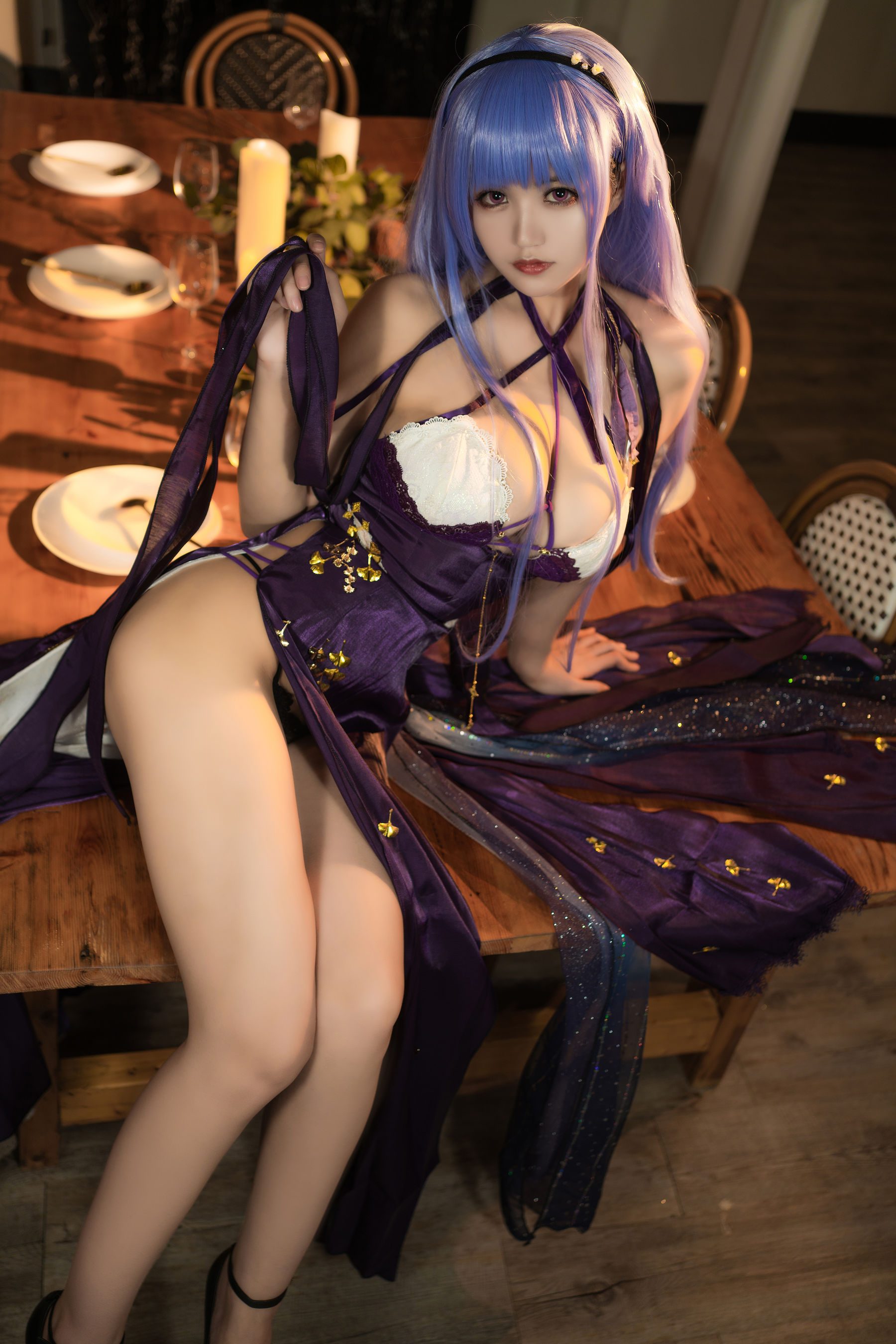 [福利COS] 动漫博主小仓千代w - 黛朵礼服