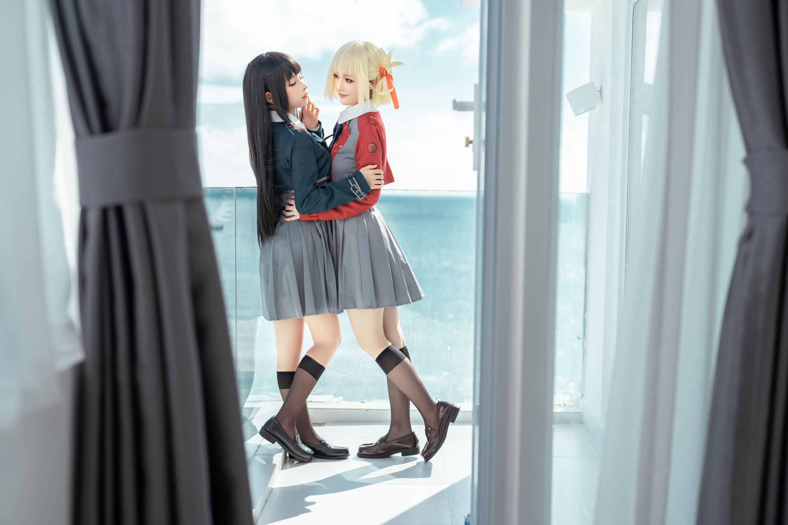 [福利COS] 动漫博主蠢沫沫&桃良阿宅 - 莉可x莉丝