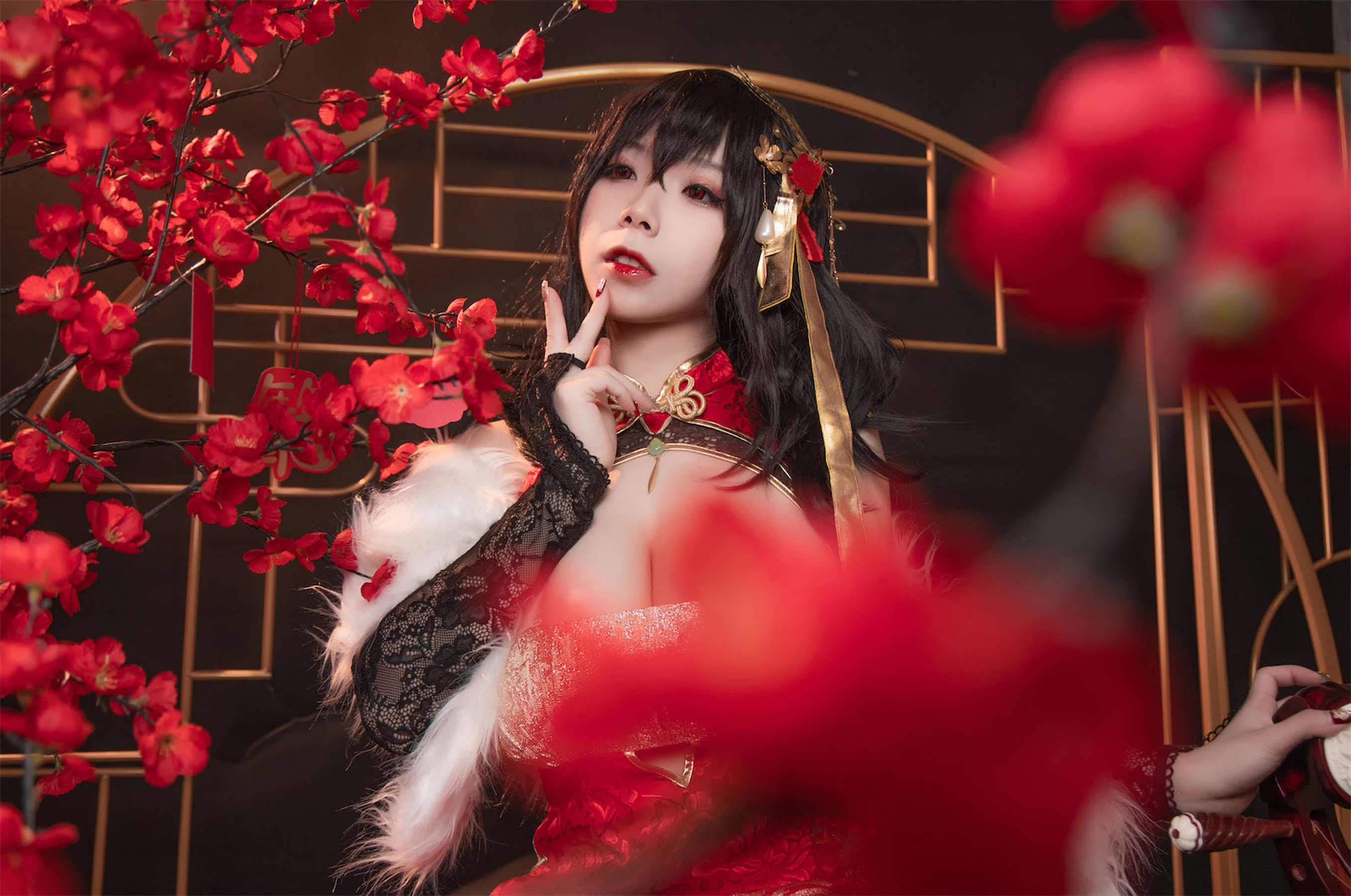 [福利COS] 自闭颜球球(无颜小天使wy) - 碧蓝航线 大凤红旗袍