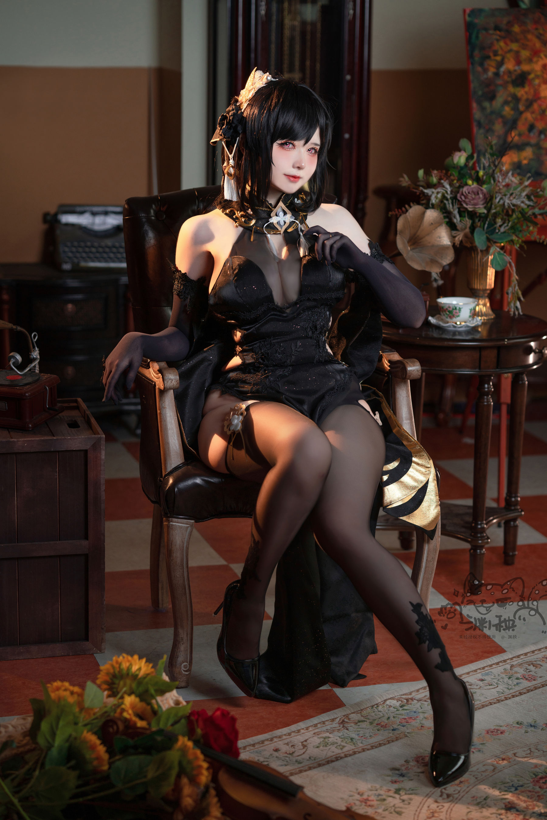 [福利COS] -渊秧- - 镇海旗袍