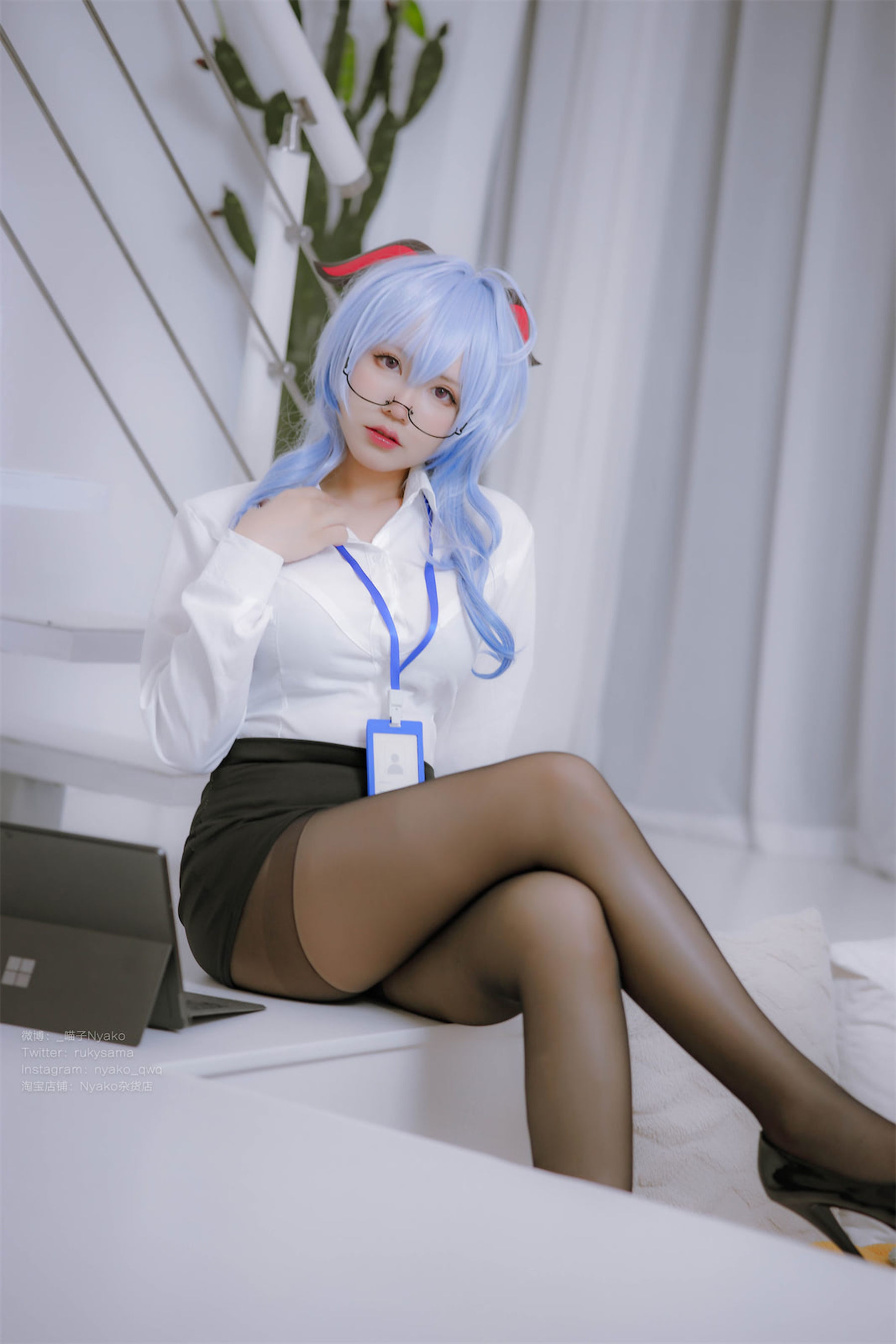 [福利COS] Nyako喵子 - 原神甘雨OL