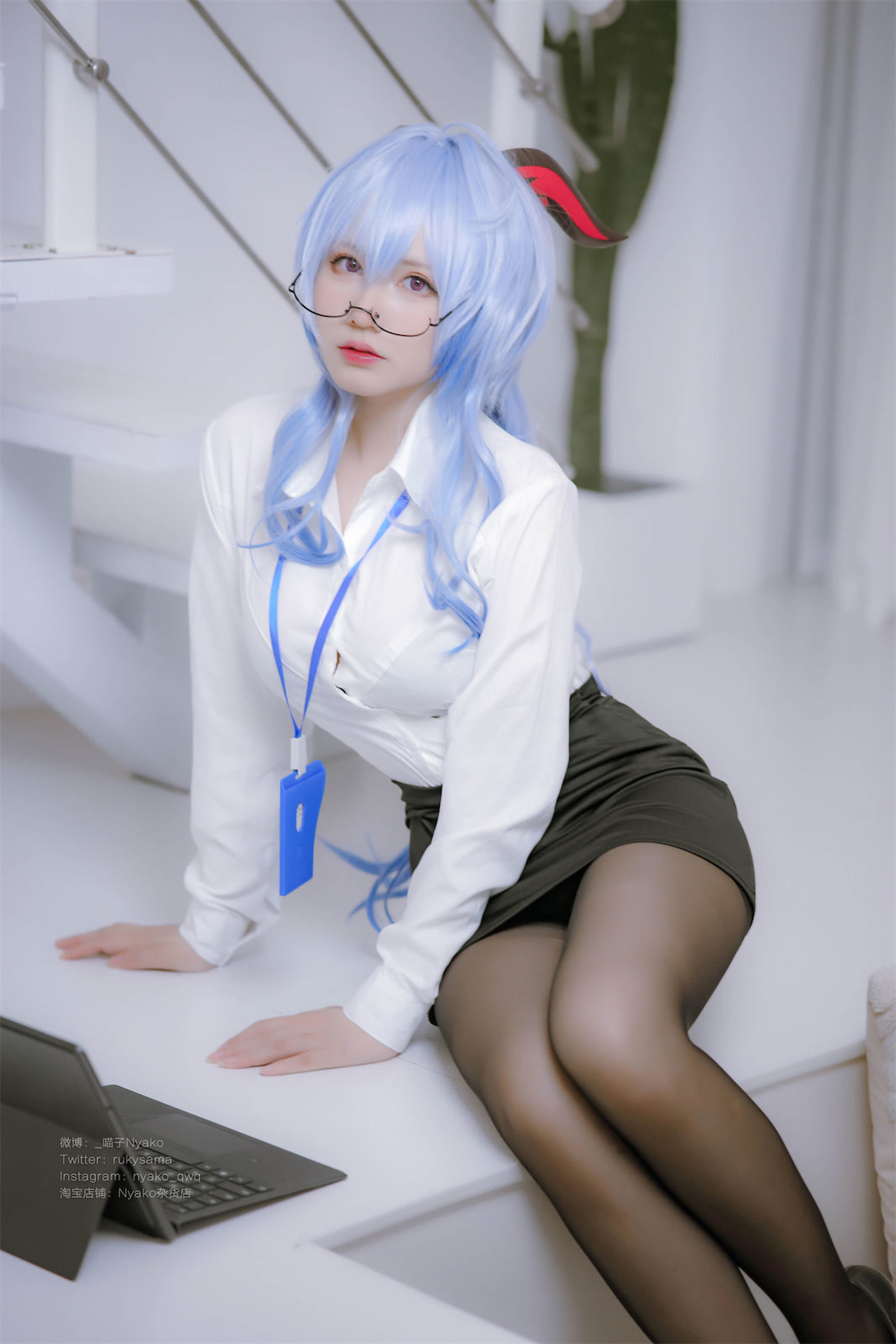 [福利COS] Nyako喵子 - 原神甘雨OL