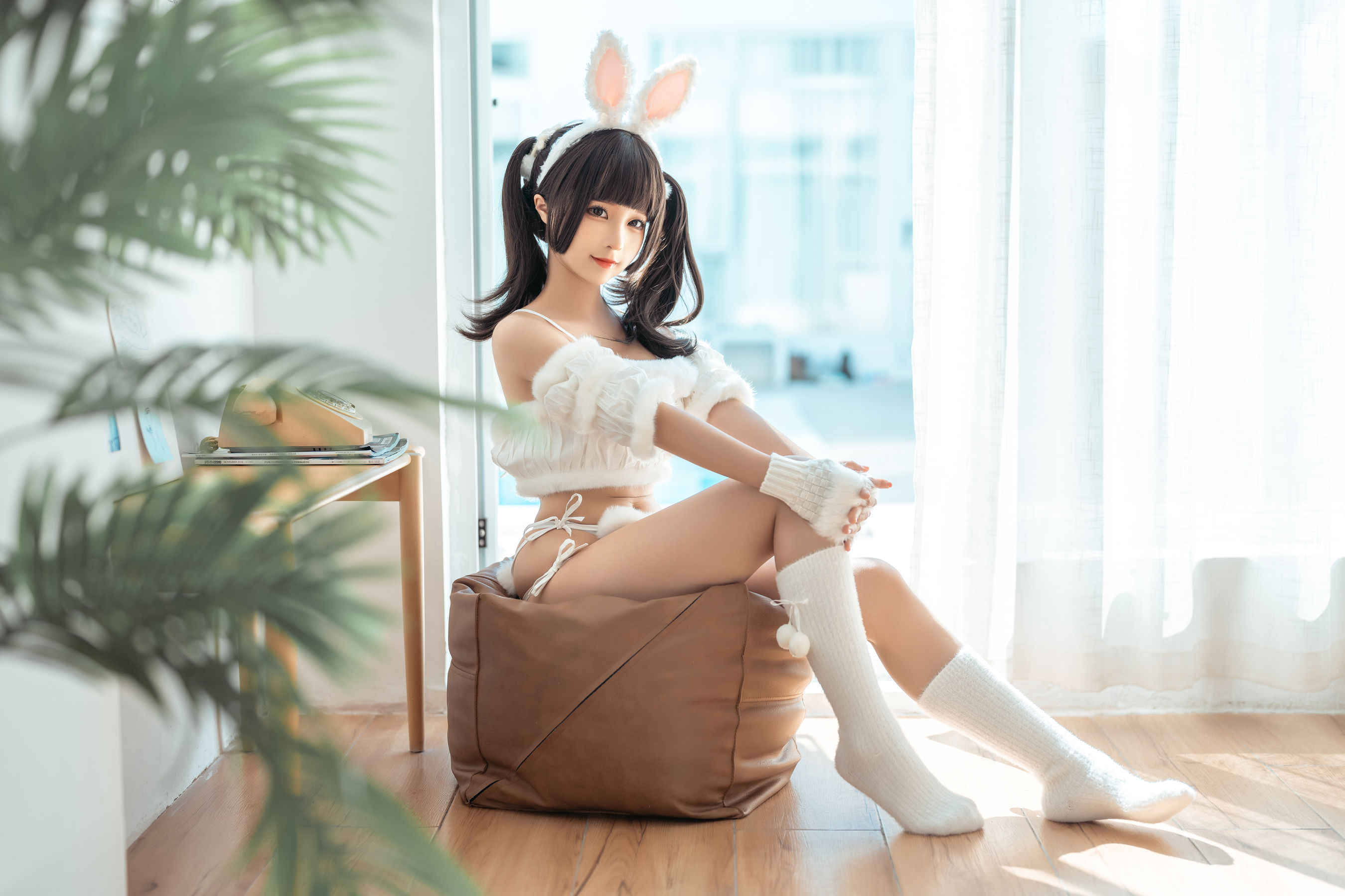 [福利COS] 动漫博主蠢沫沫 - 绵绵兔