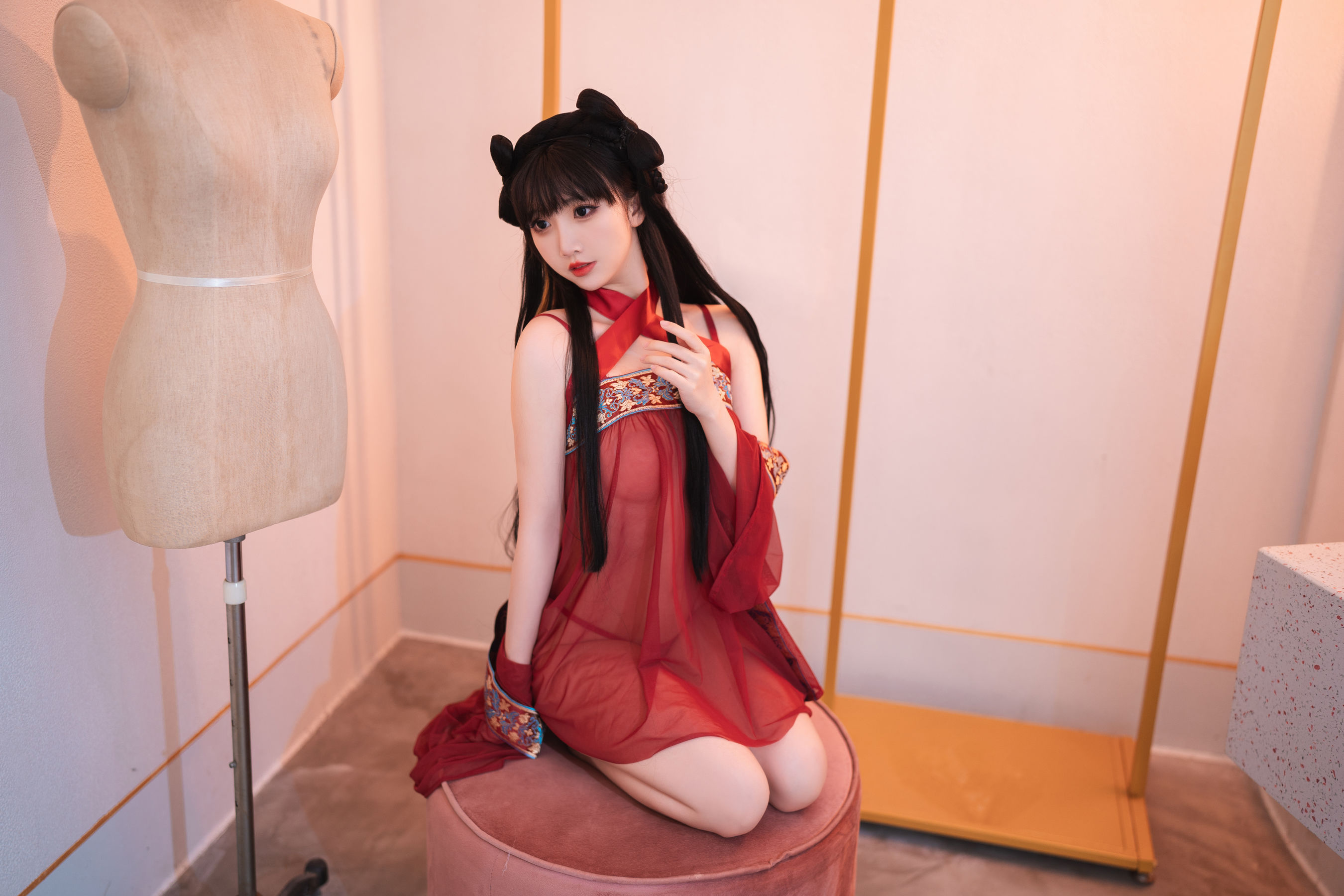 [福利COS] 可爱人气Coser面饼仙儿 - 情趣古风
