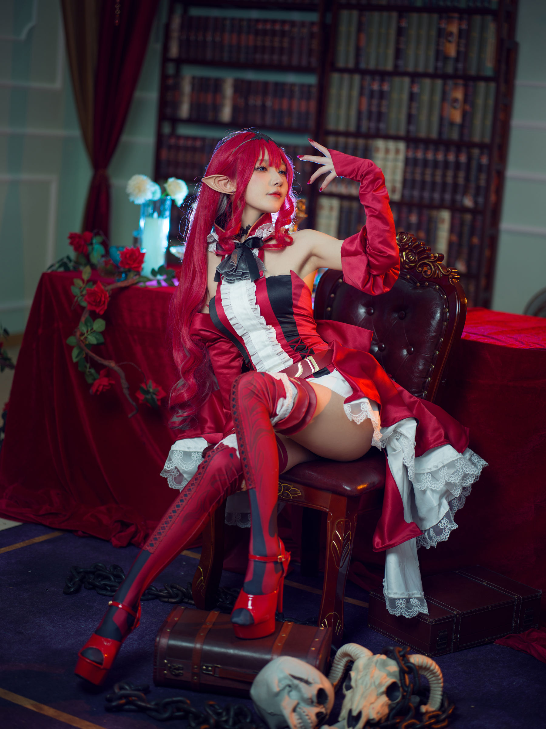 [福利COS] 动漫博主阿包也是兔娘 - FATE妖精骑士崔斯坦