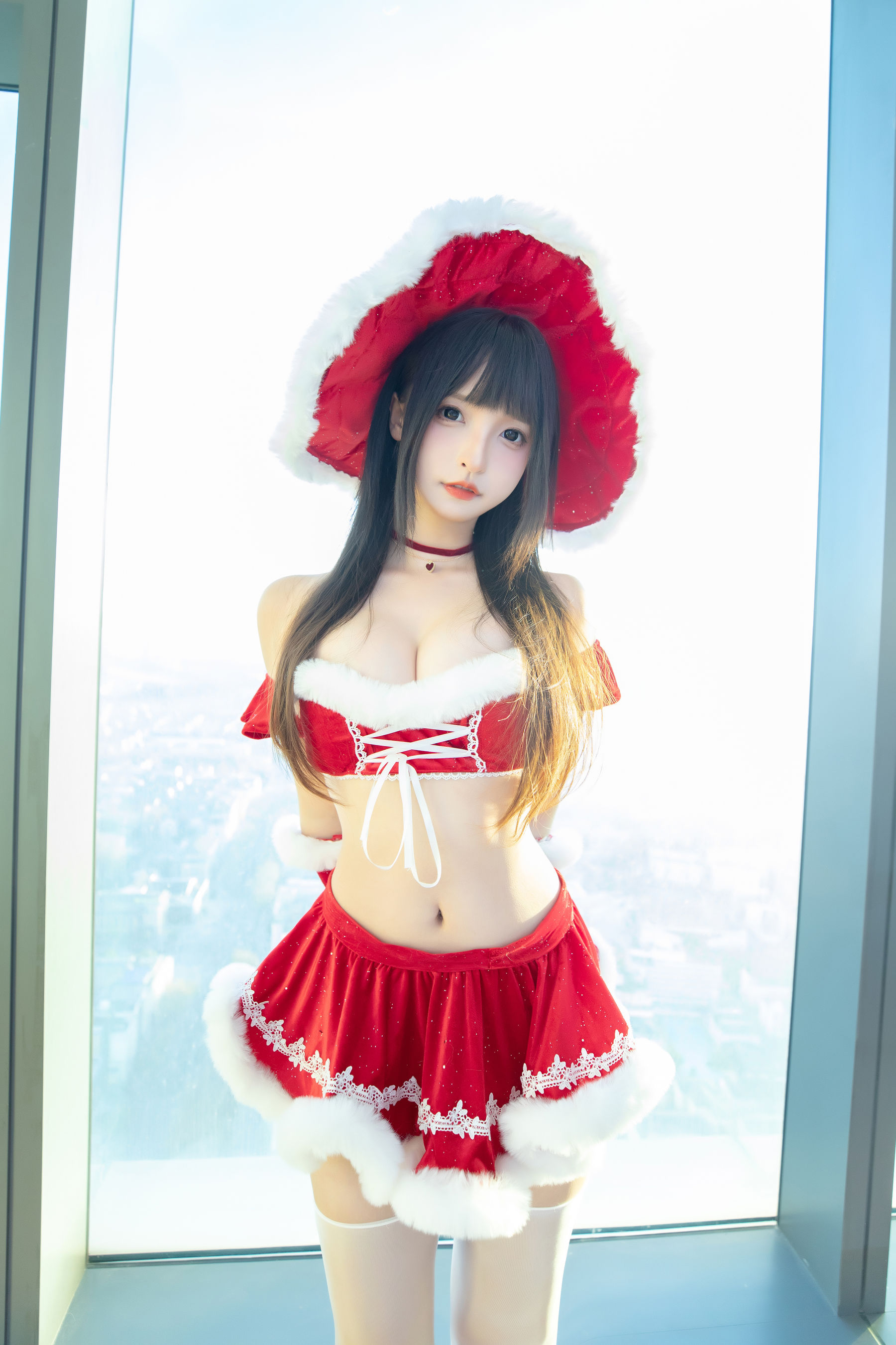 [福利COS] 萝莉神楽板真冬 之圣诞魔法