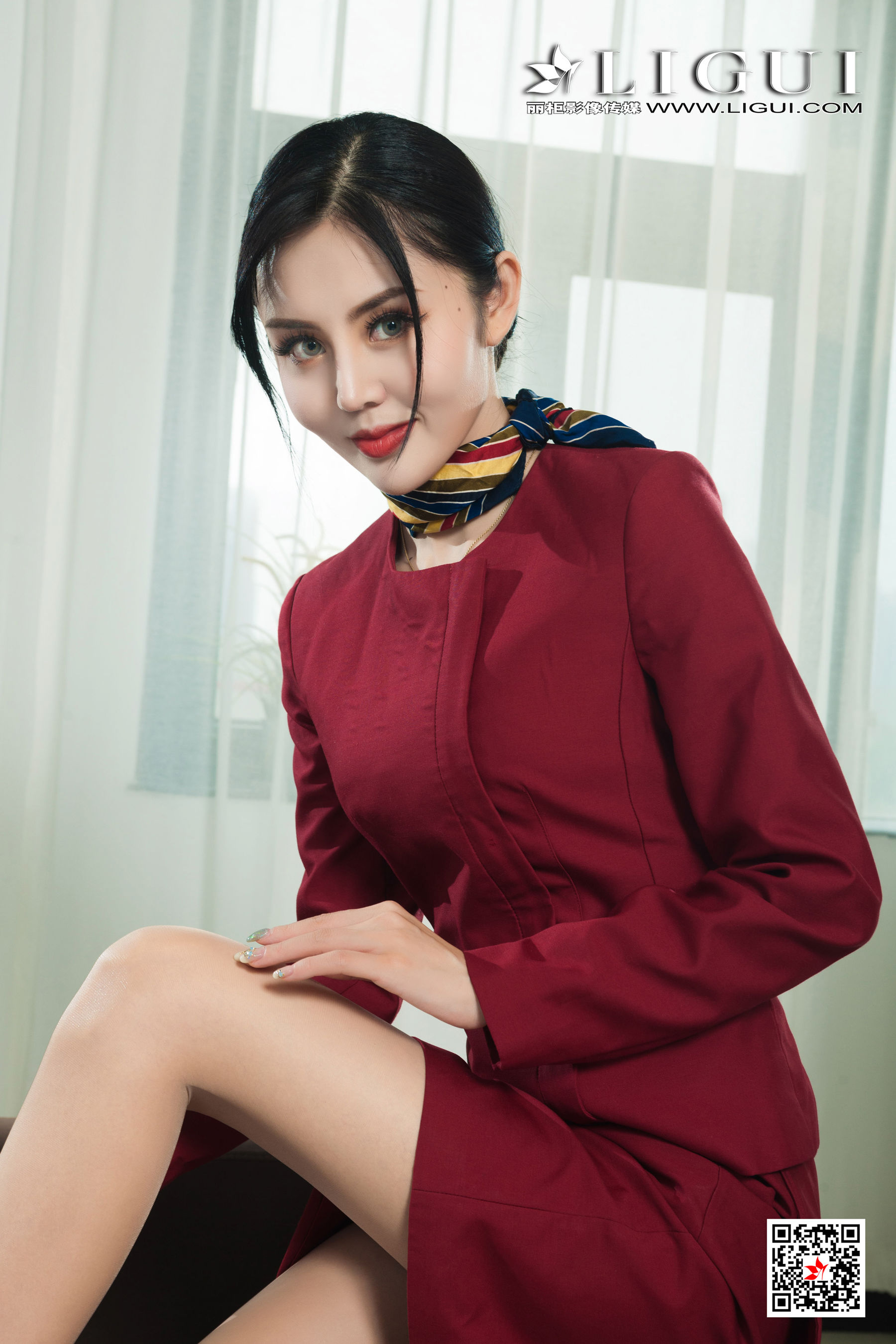 [Ligui丽柜] 2021.10.04 空姐的诱惑 凉儿 