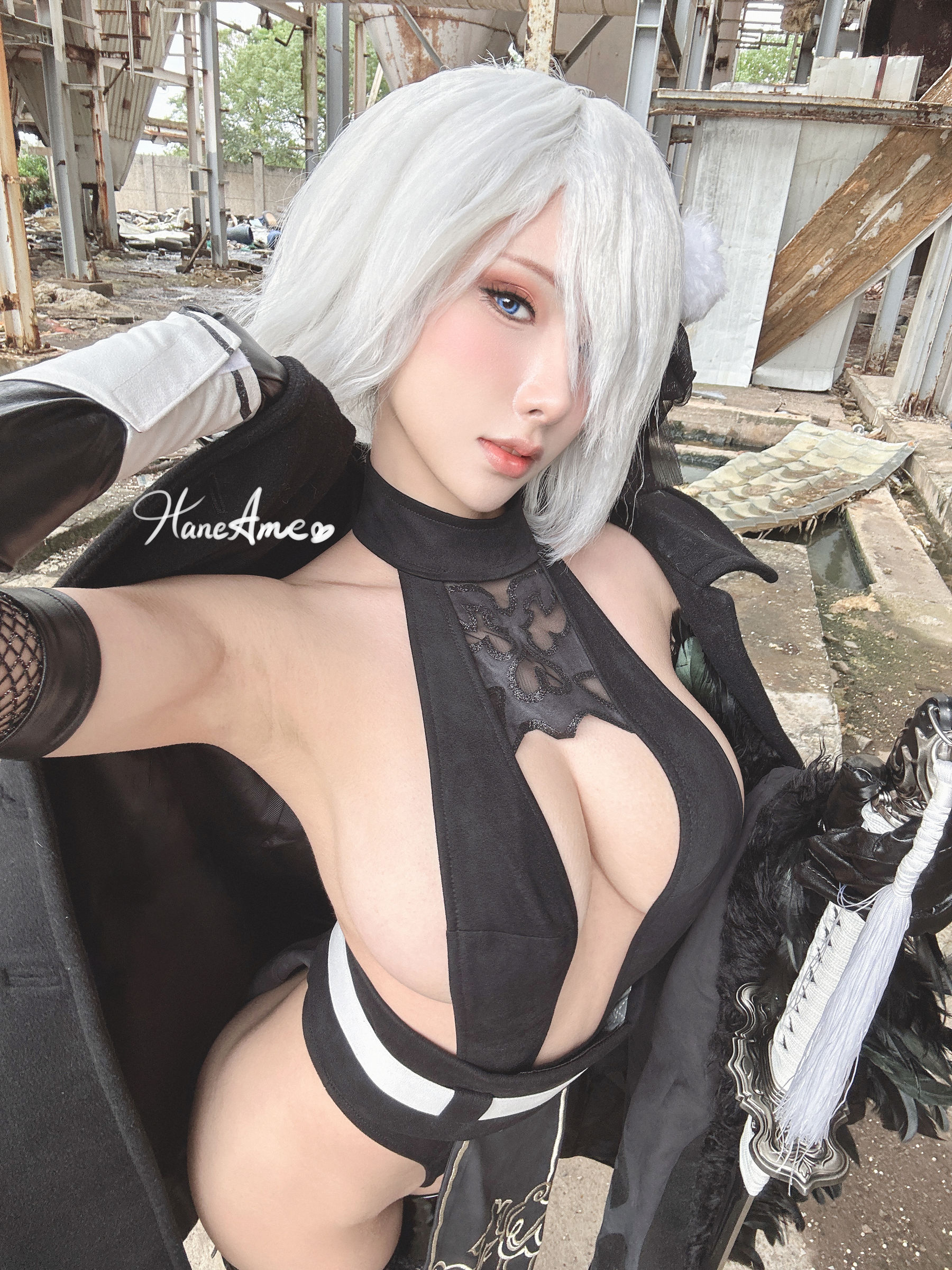Hane Ame 雨波写真 - Nier 2BSelfie