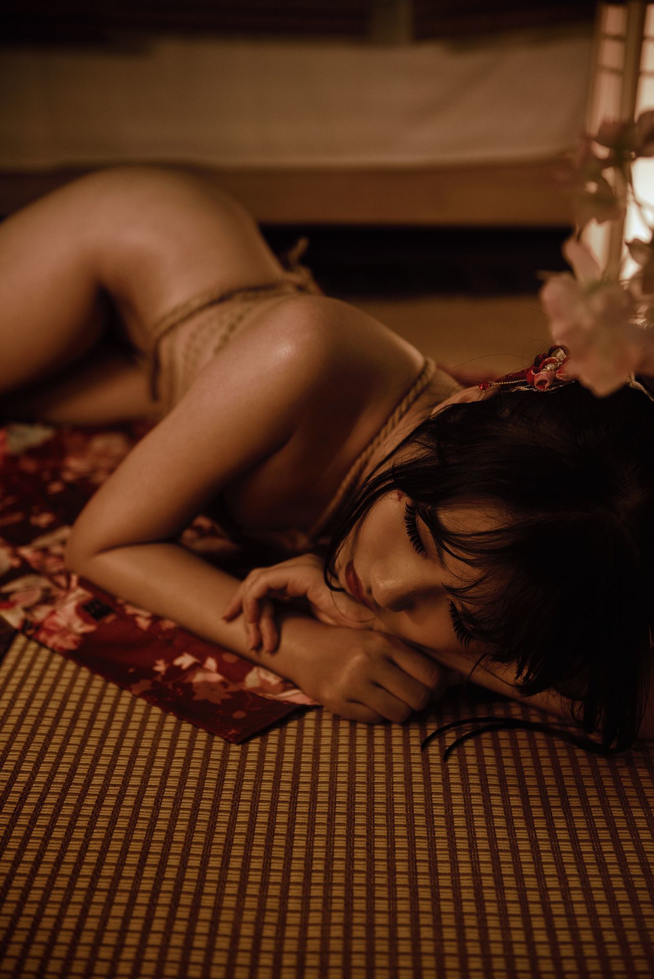 微博人气Coser不呆猫 - 捆绑和服 