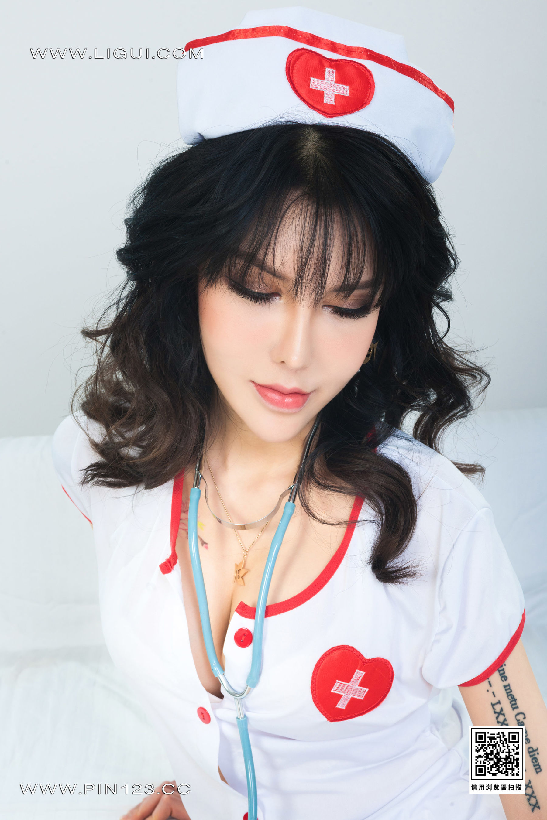 [Ligui丽柜] 2023.04.17 白丝天使 猫猫 