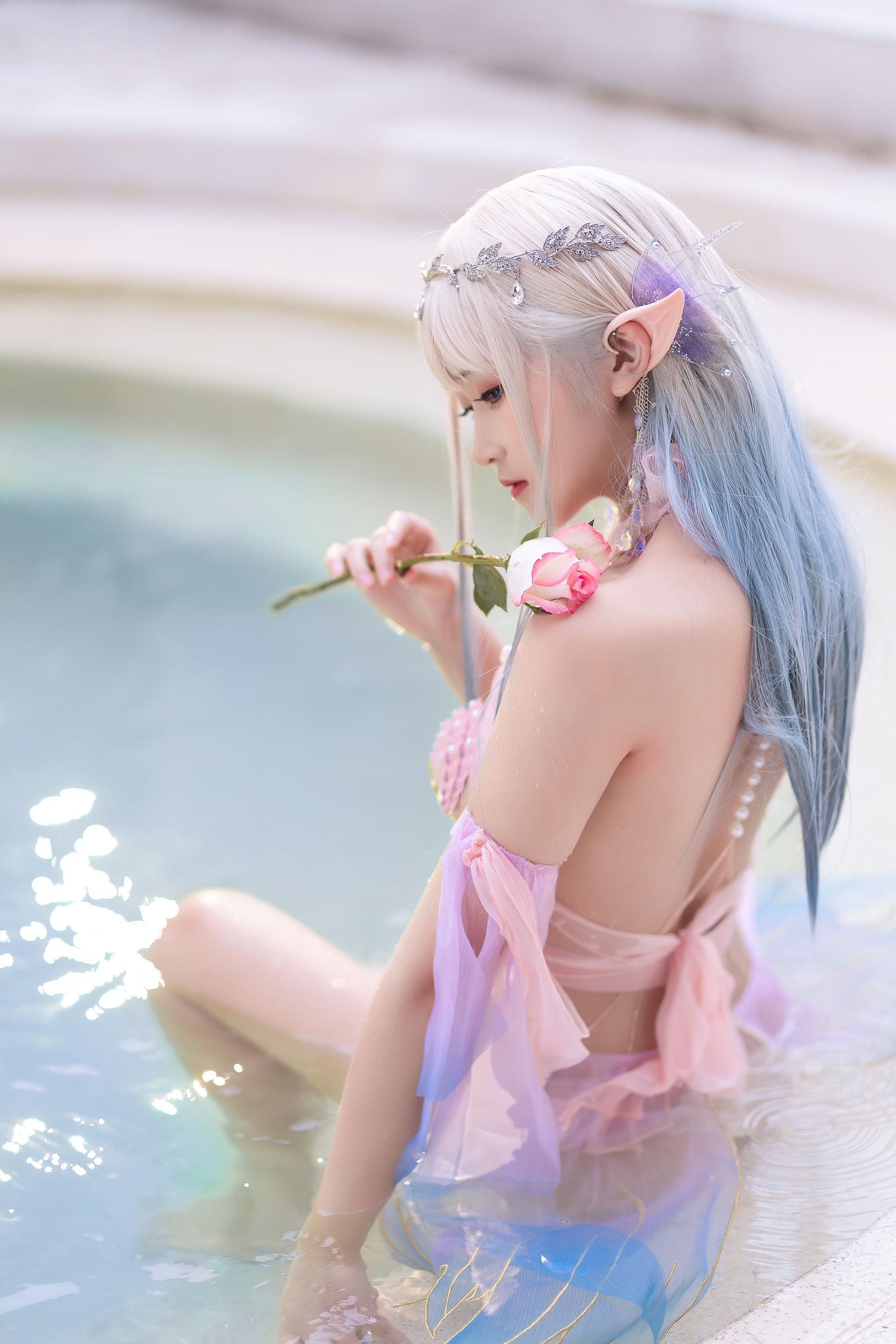 微博妹子三度_69 - 温泉美人鱼 