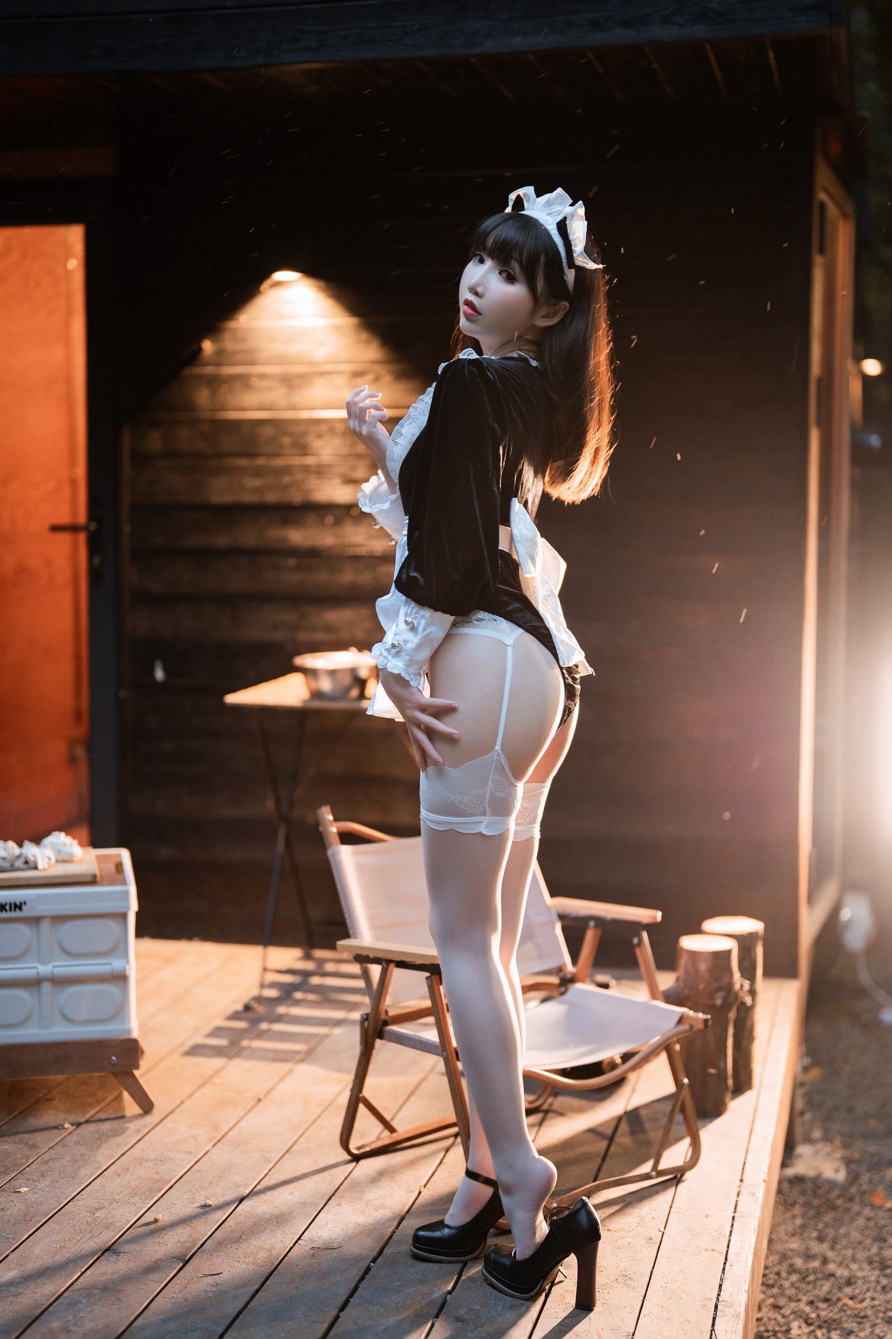 可爱人气Coser面饼仙儿 - 木屋女仆