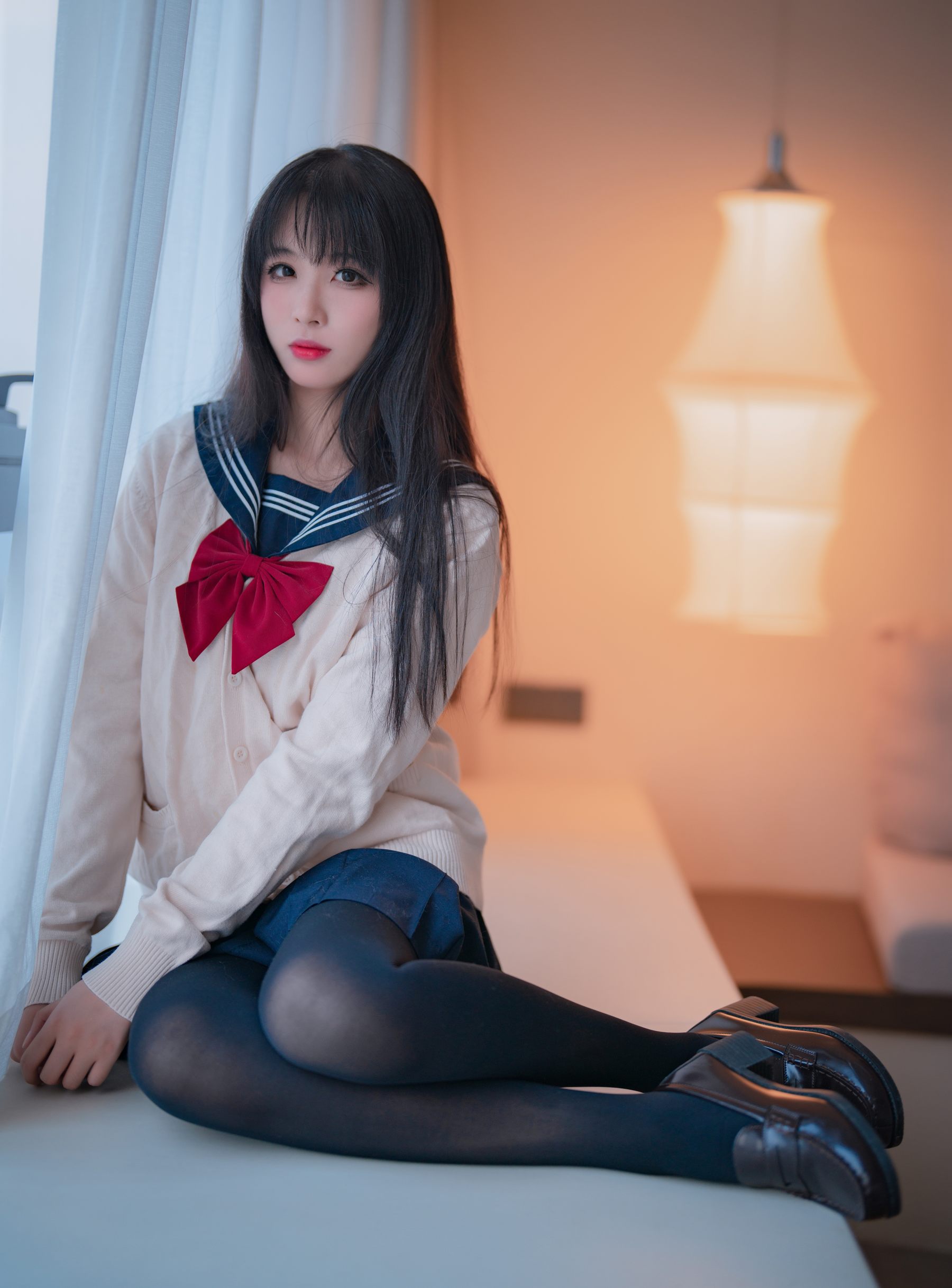 轩萧学姐 - 黑丝JK 2.0